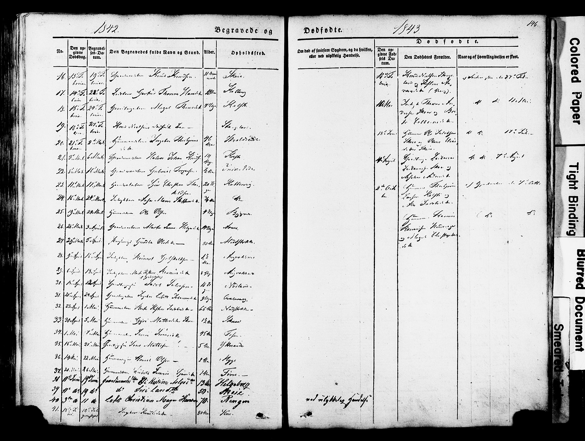 Avaldsnes sokneprestkontor, SAST/A -101851/H/Ha/Haa/L0007: Parish register (official) no. A 7, 1841-1853, p. 146