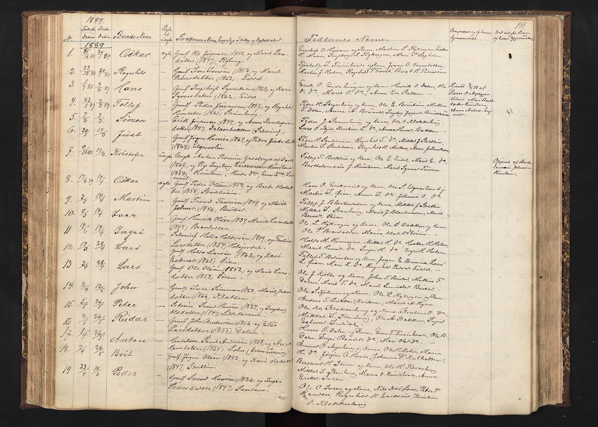 Alvdal prestekontor, SAH/PREST-060/H/Ha/Hab/L0001: Parish register (copy) no. 1, 1857-1893, p. 111