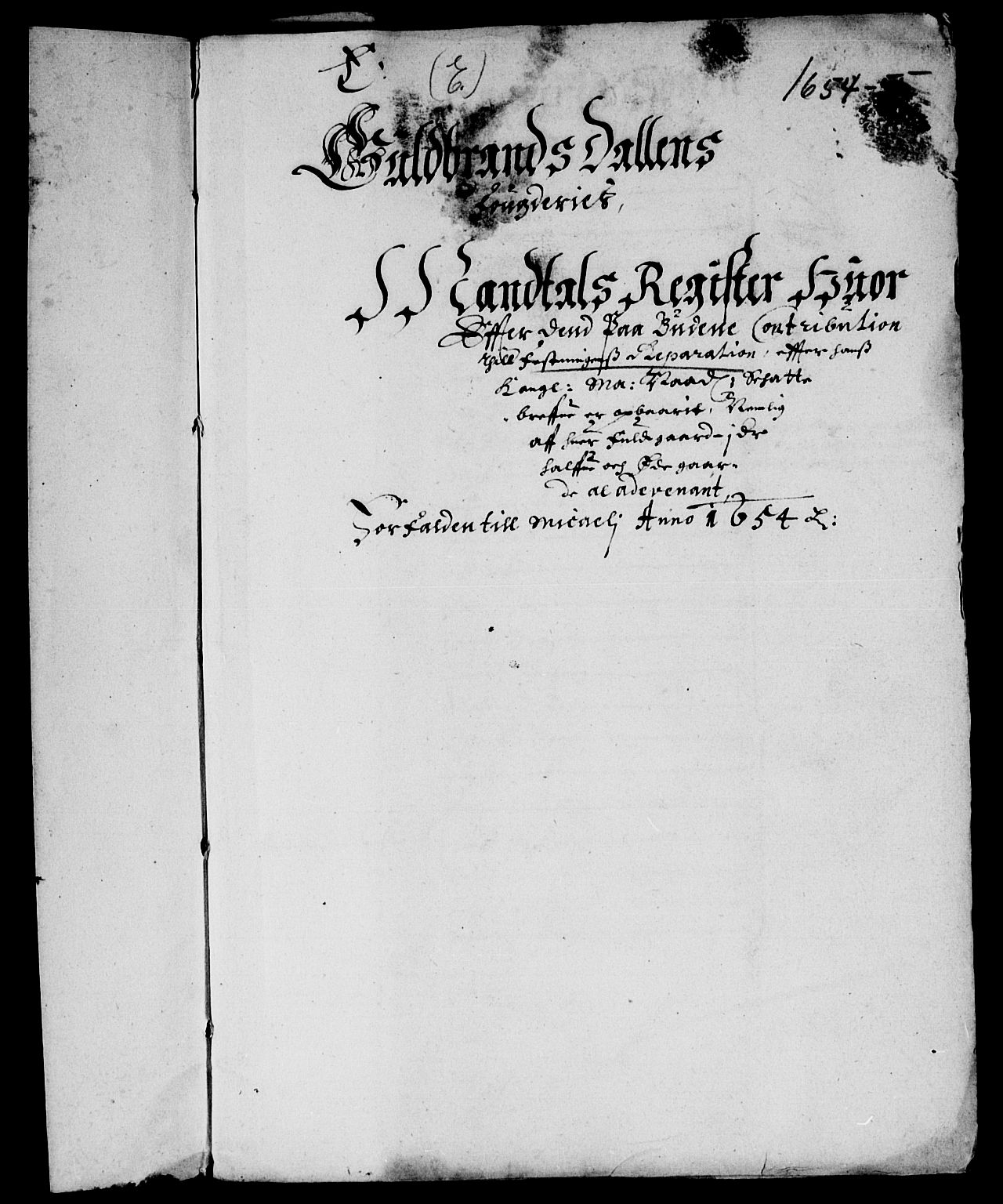 Rentekammeret inntil 1814, Reviderte regnskaper, Lensregnskaper, AV/RA-EA-5023/R/Rb/Rba/L0224: Akershus len, 1654-1655