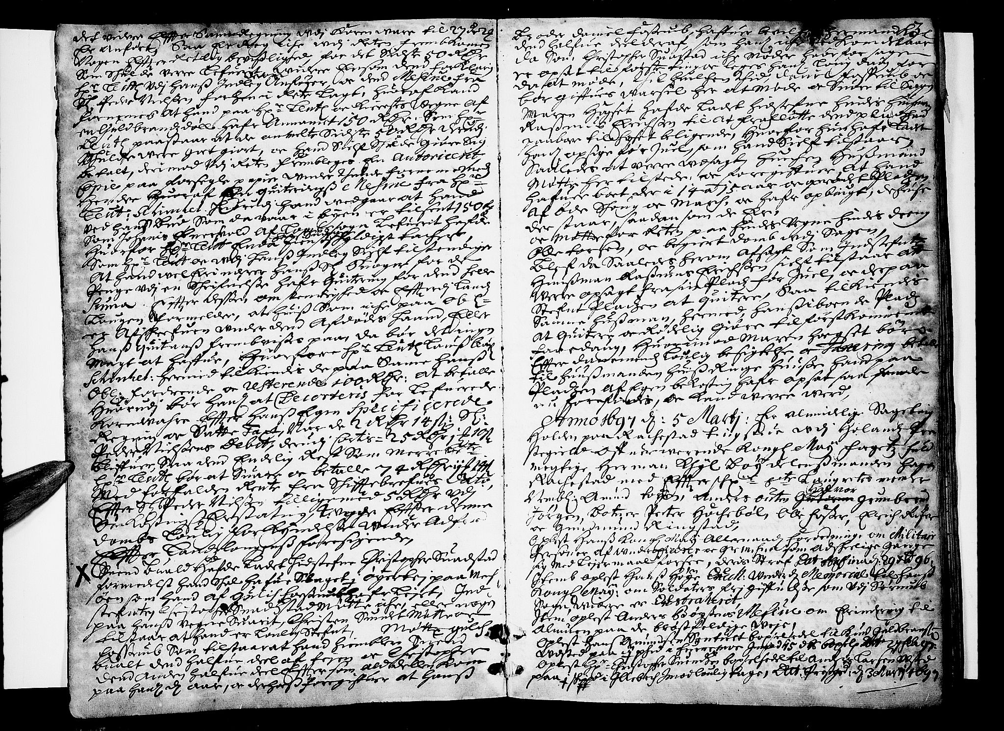 Nedre Romerike sorenskriveri, SAO/A-10469/F/Fb/L0026: Tingbok, 1697-1699, p. 2b-3a