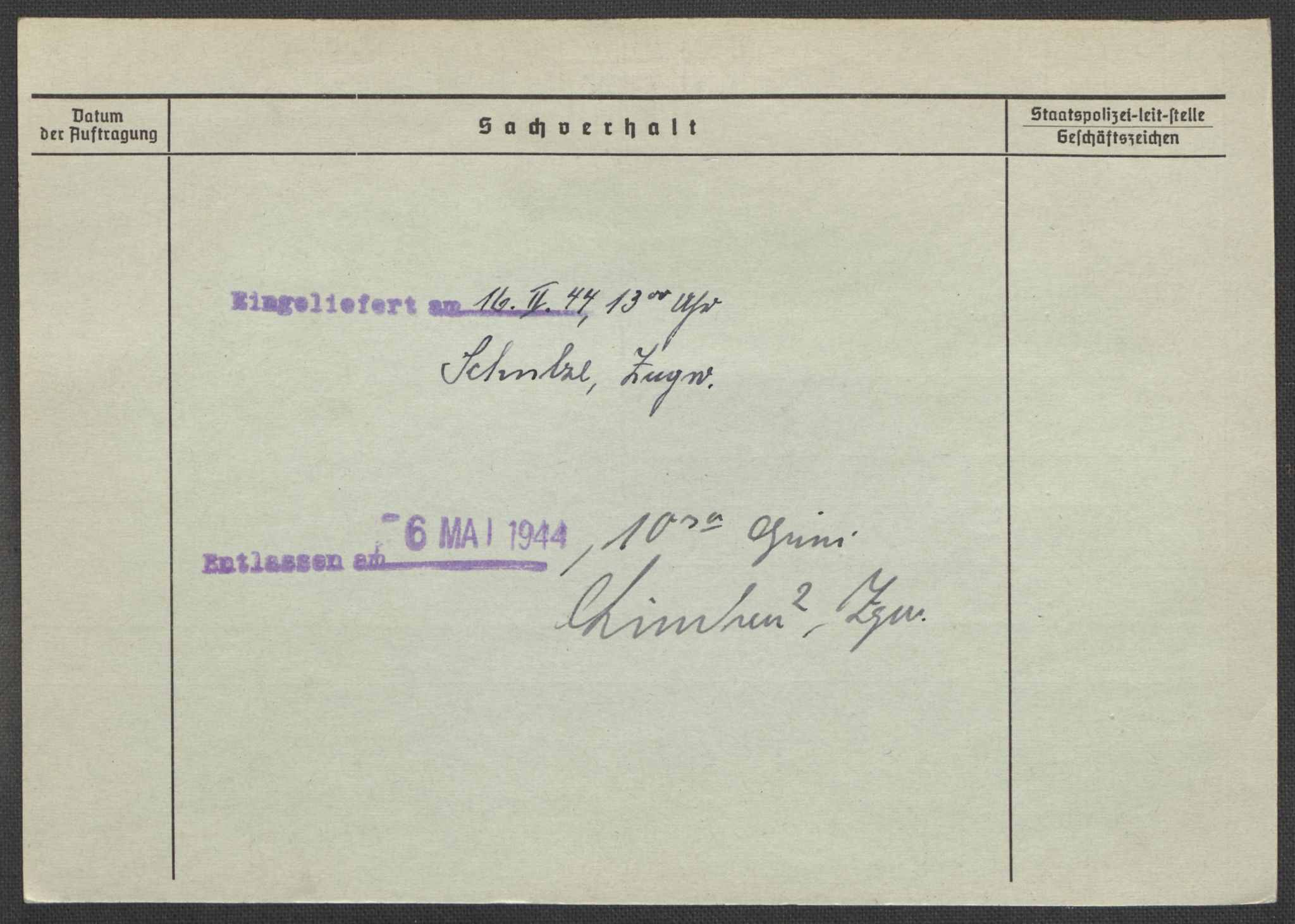 Befehlshaber der Sicherheitspolizei und des SD, AV/RA-RAFA-5969/E/Ea/Eaa/L0010: Register over norske fanger i Møllergata 19: Sø-Å, 1940-1945, p. 1119