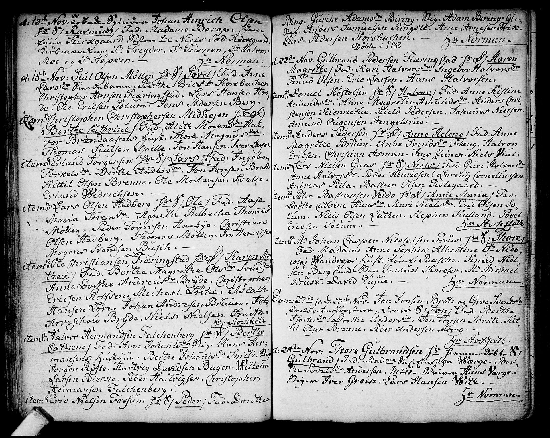 Kongsberg kirkebøker, SAKO/A-22/F/Fa/L0006: Parish register (official) no. I 6, 1783-1797, p. 91
