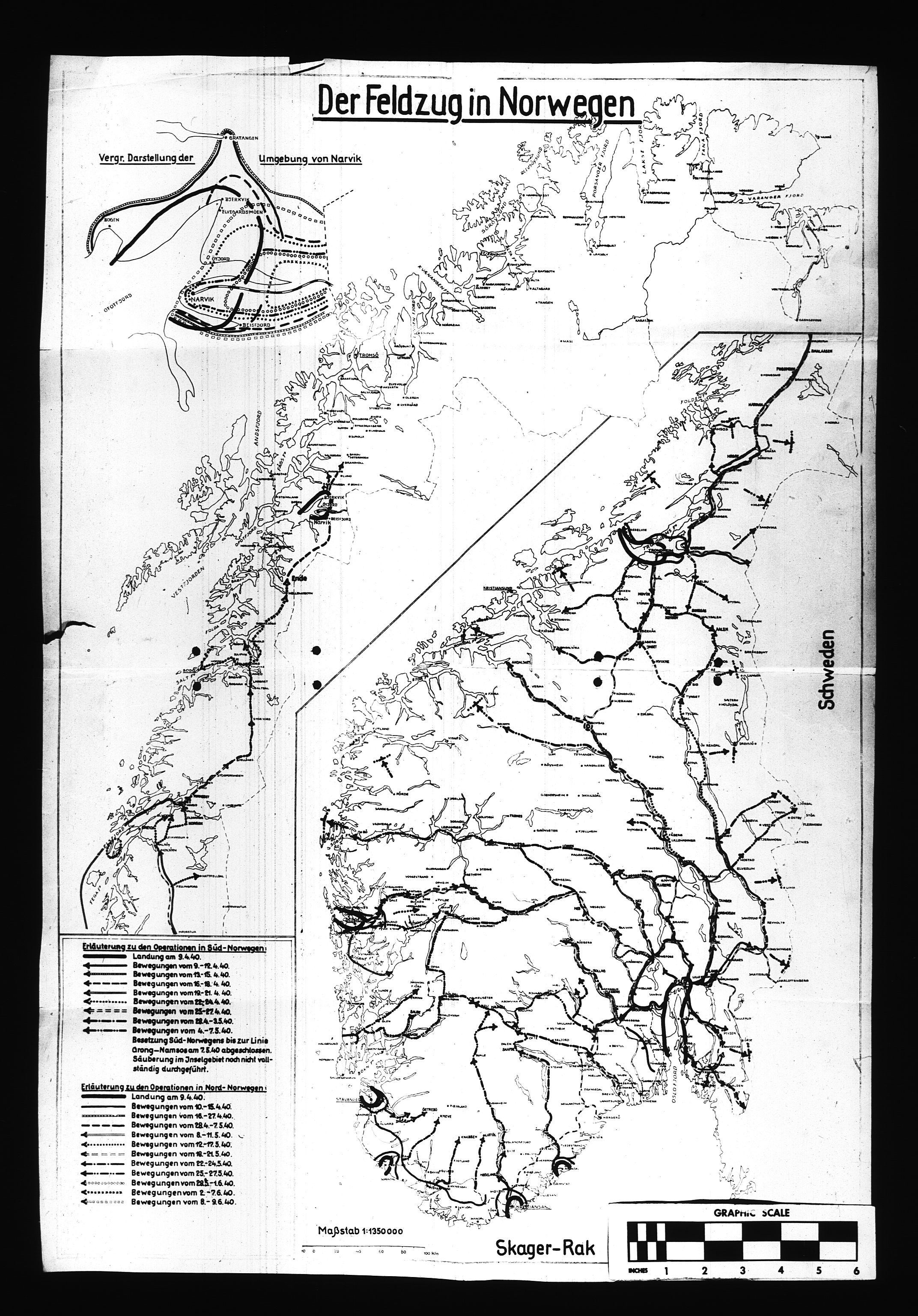 Documents Section, AV/RA-RAFA-2200/V/L0085: Amerikansk mikrofilm "Captured German Documents".
Box No. 724.  FKA jnr. 615/1954., 1940-1941, p. 373