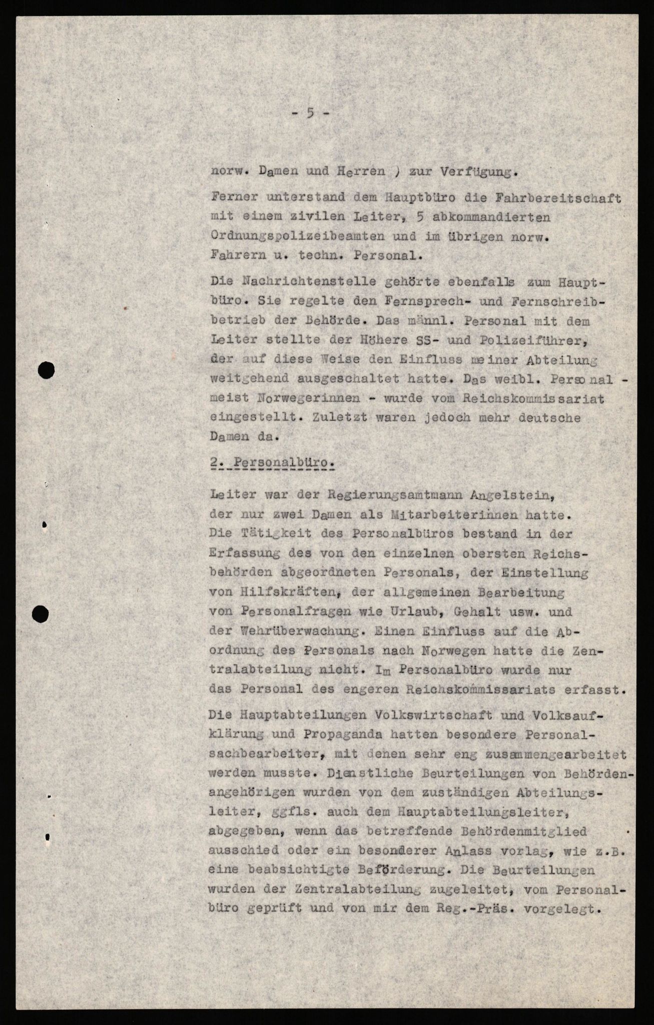 Forsvaret, Forsvarets overkommando II, AV/RA-RAFA-3915/D/Db/L0035: CI Questionaires. Tyske okkupasjonsstyrker i Norge. Tyskere., 1945-1946, p. 36