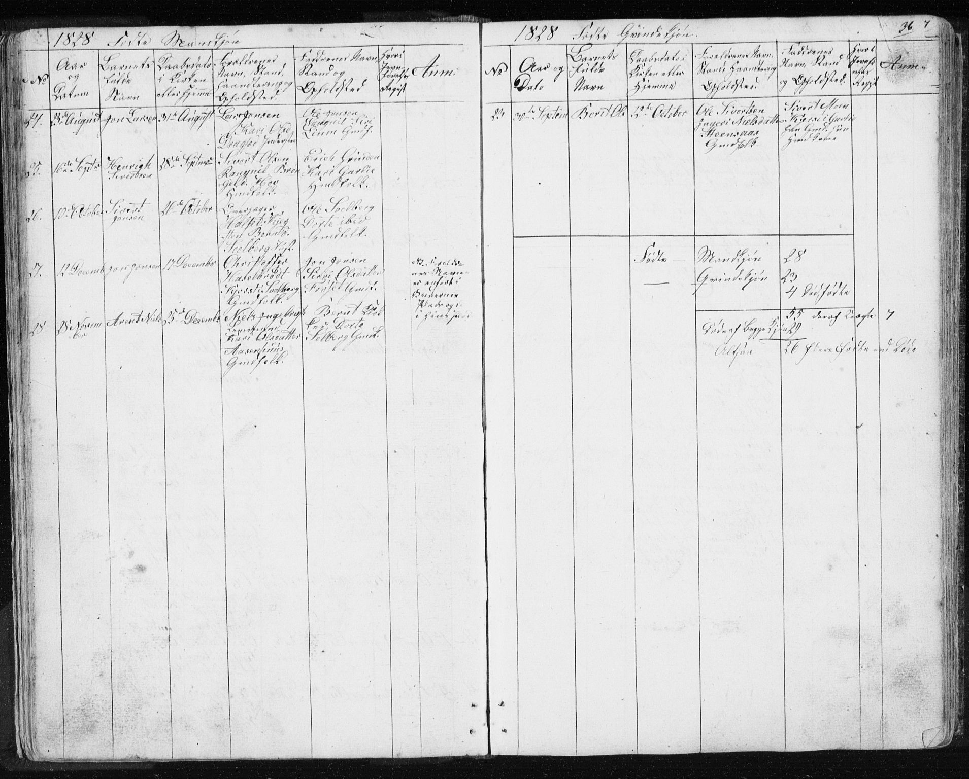 Ministerialprotokoller, klokkerbøker og fødselsregistre - Sør-Trøndelag, AV/SAT-A-1456/689/L1043: Parish register (copy) no. 689C02, 1816-1892, p. 36