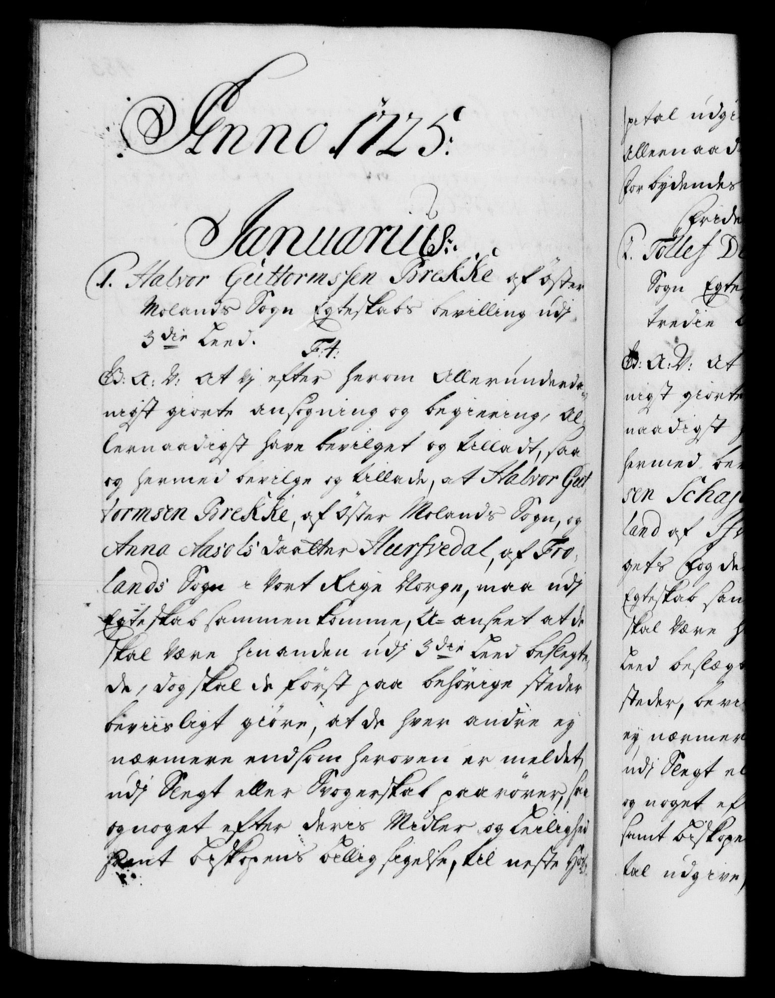 Danske Kanselli 1572-1799, AV/RA-EA-3023/F/Fc/Fca/Fcaa/L0024: Norske registre, 1723-1725, p. 483b