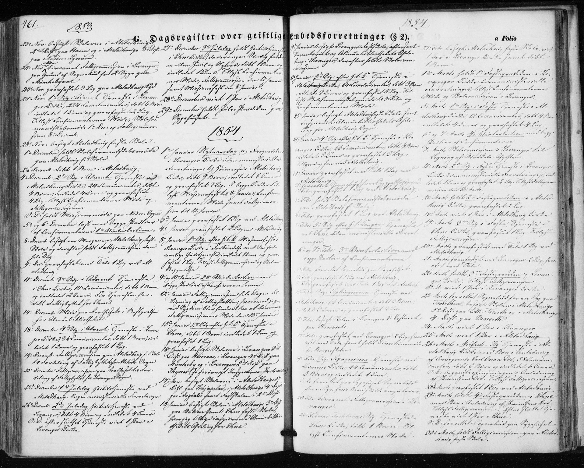 Ministerialprotokoller, klokkerbøker og fødselsregistre - Nord-Trøndelag, AV/SAT-A-1458/717/L0154: Parish register (official) no. 717A07 /1, 1850-1862, p. 461