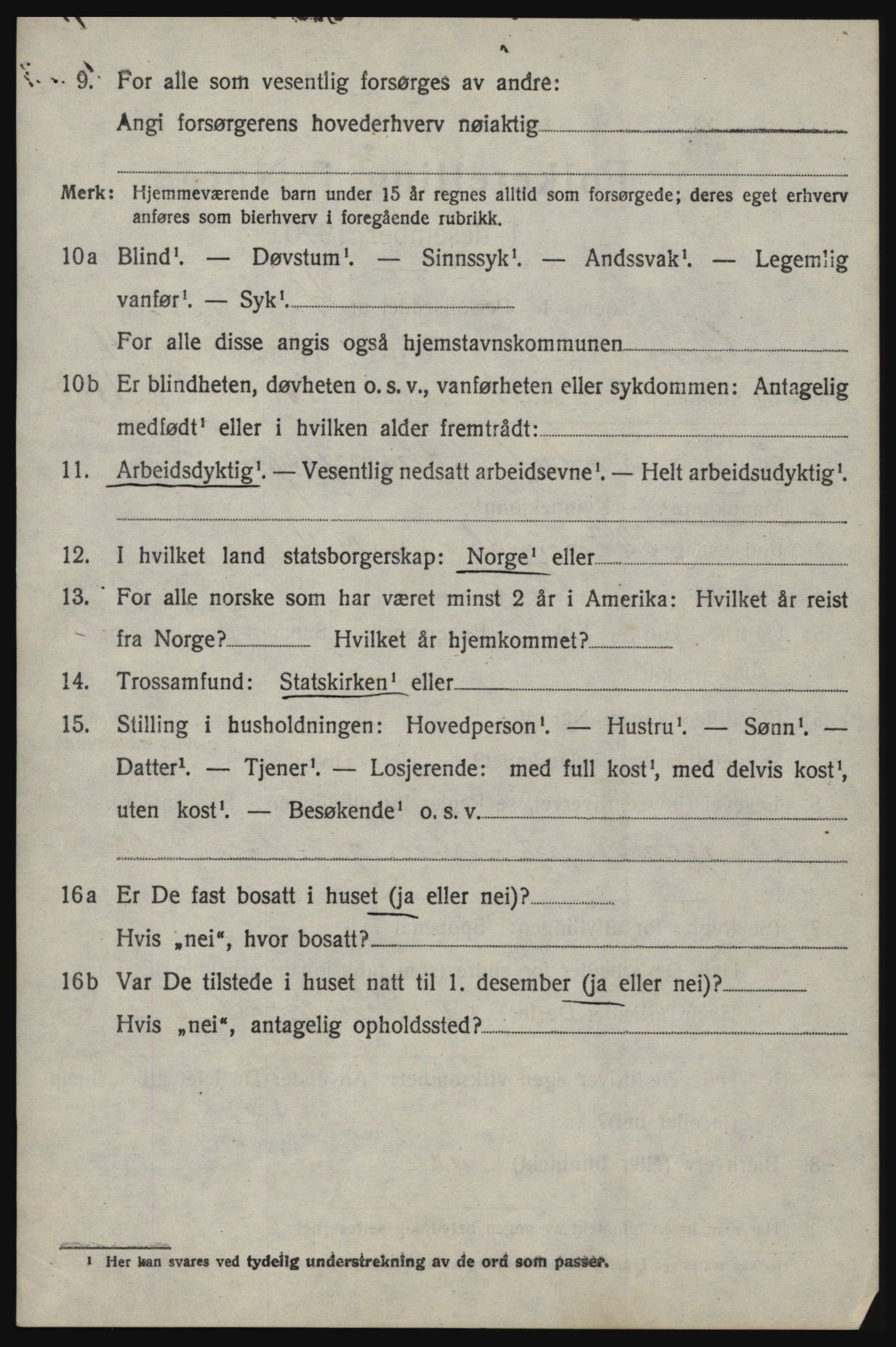 SAO, 1920 census for Berg, 1920, p. 8134