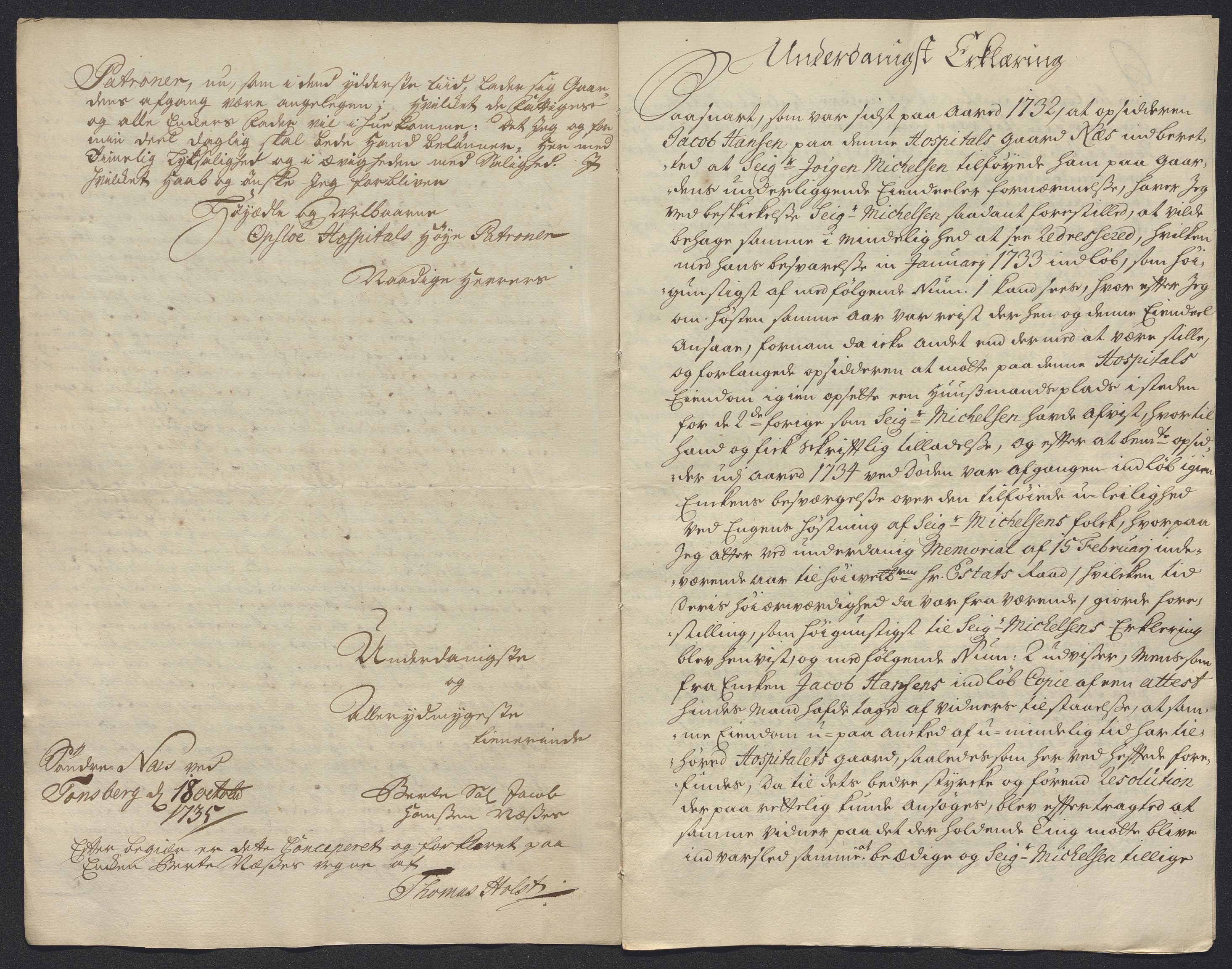 Oslo stiftsdireksjon, AV/SAO-A-11085/K/Kb/L0002/0013: Oslo Hospital / Hospitalsgods, 1690-1735, p. 11