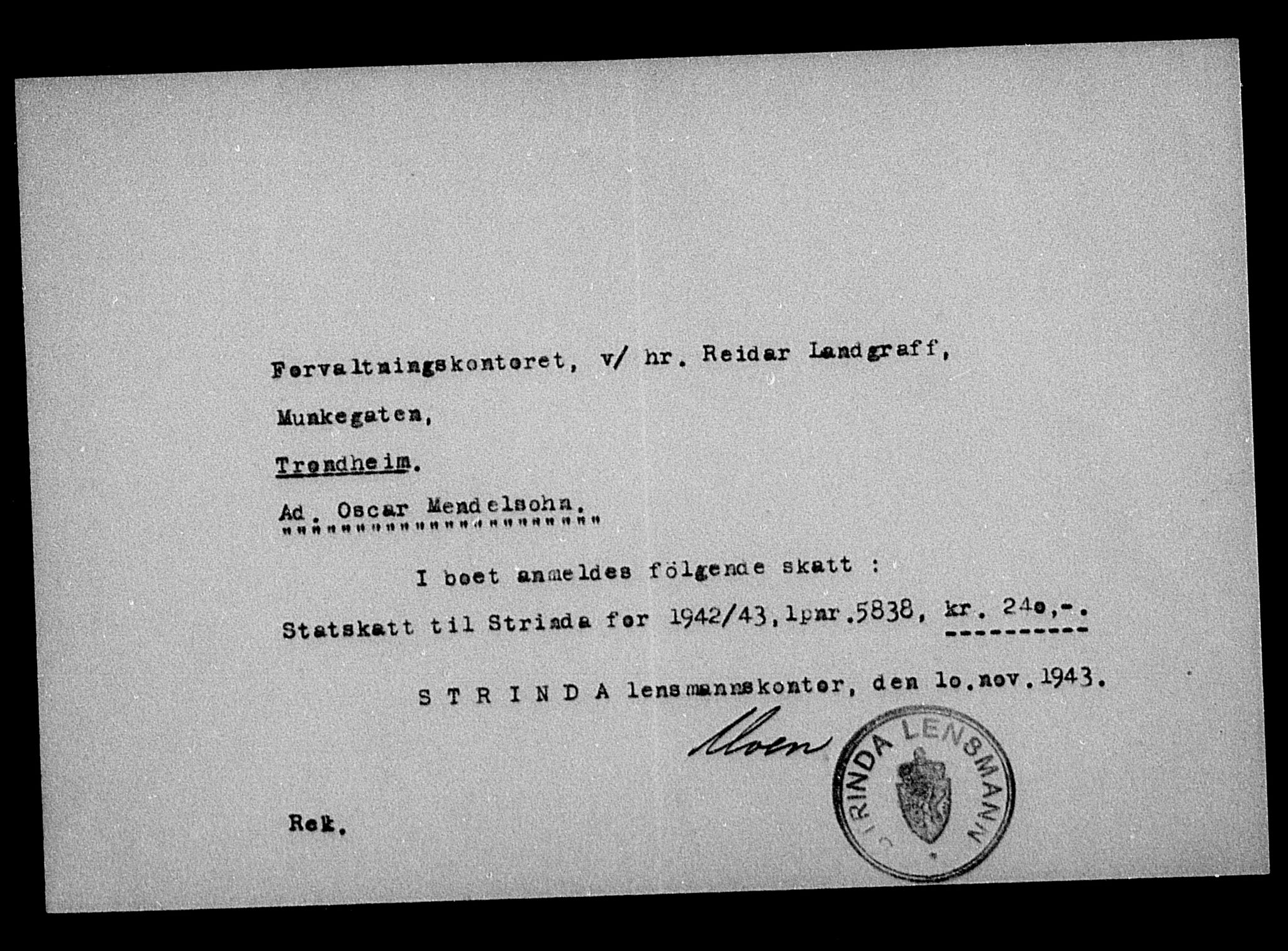 Justisdepartementet, Tilbakeføringskontoret for inndratte formuer, AV/RA-S-1564/H/Hc/Hca/L0905: --, 1945-1947, p. 473