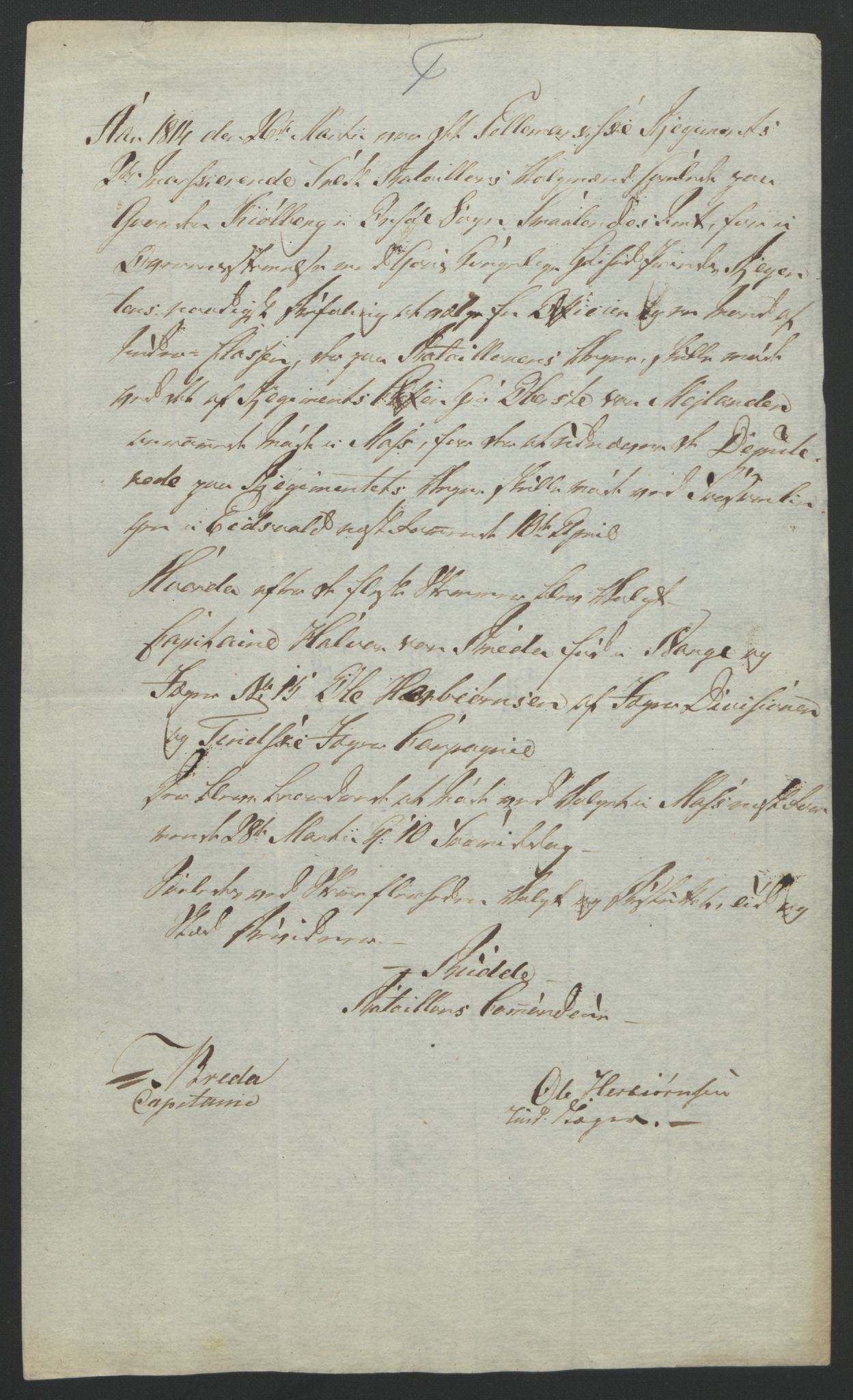 Statsrådssekretariatet, RA/S-1001/D/Db/L0007: Fullmakter for Eidsvollsrepresentantene i 1814. , 1814, p. 110