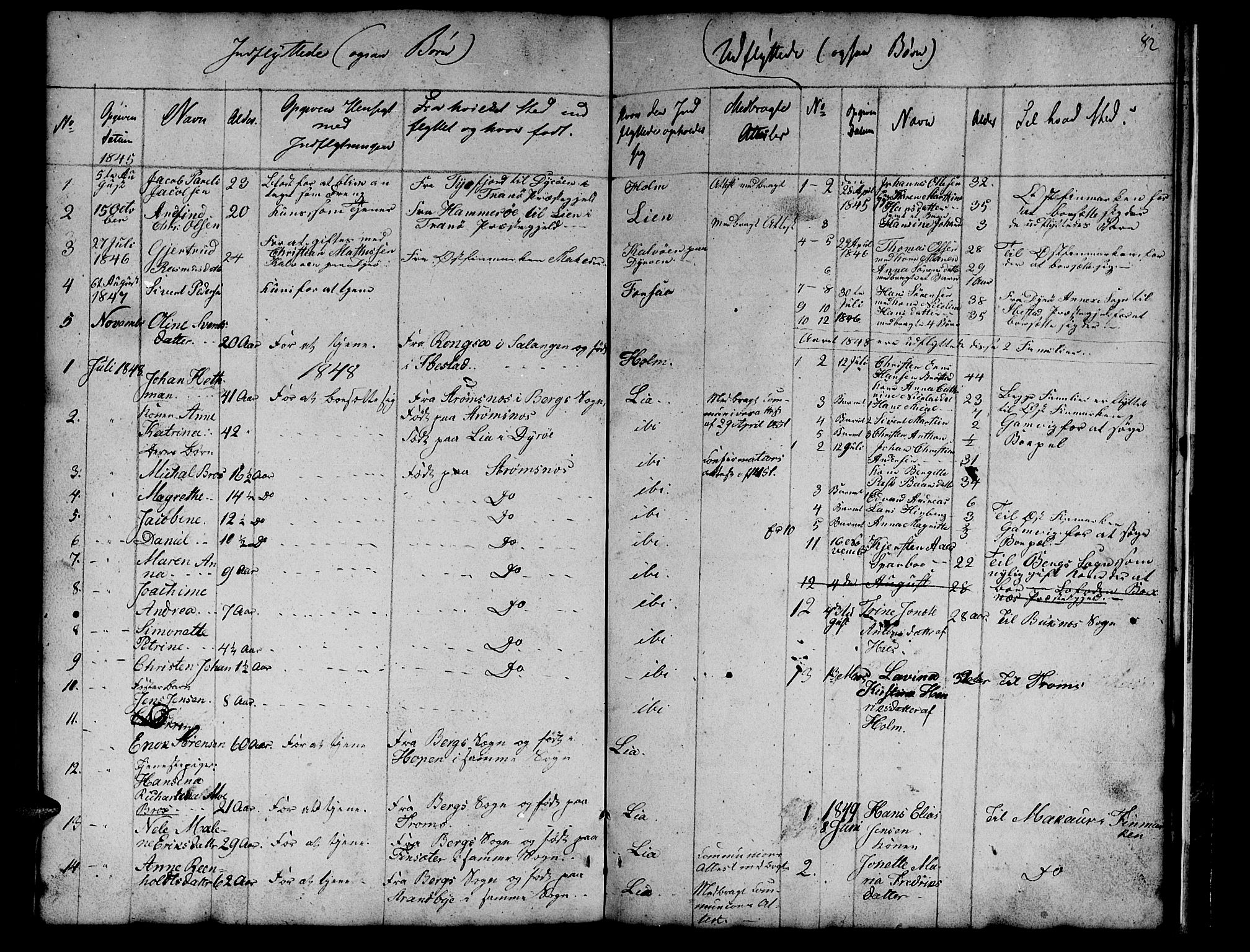 Tranøy sokneprestkontor, AV/SATØ-S-1313/I/Ia/Iab/L0011klokker: Parish register (copy) no. 11, 1845-1859, p. 82