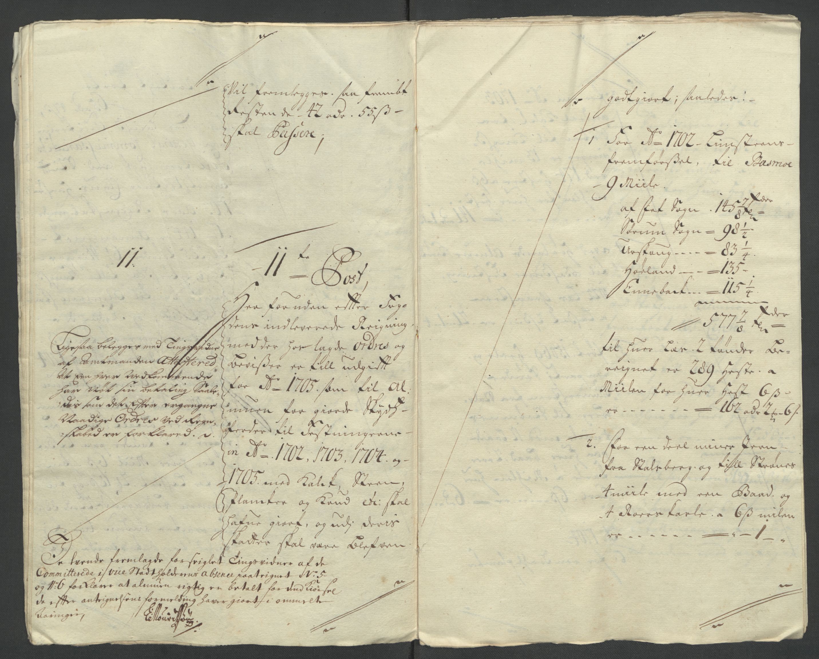 Rentekammeret inntil 1814, Reviderte regnskaper, Fogderegnskap, AV/RA-EA-4092/R11/L0589: Fogderegnskap Nedre Romerike, 1705, p. 234