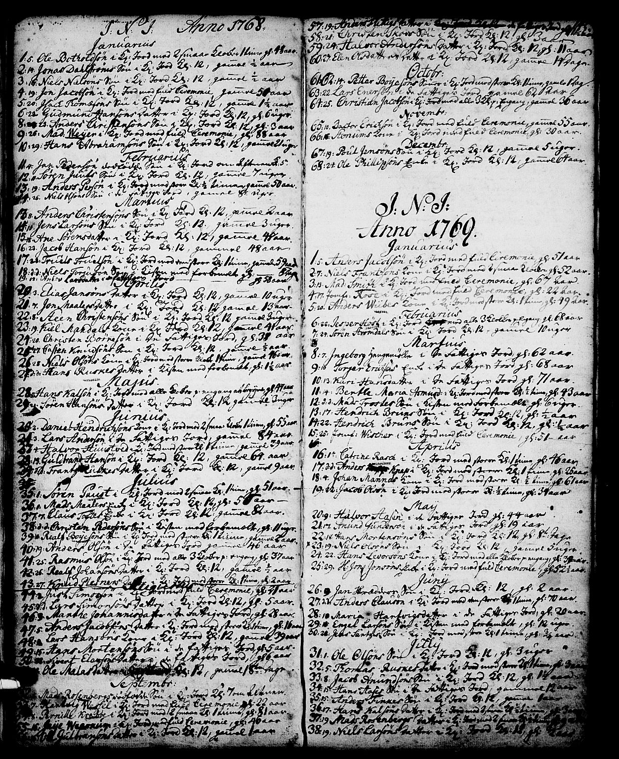 Skien kirkebøker, AV/SAKO-A-302/G/Ga/L0001: Parish register (copy) no. 1, 1756-1791, p. 145