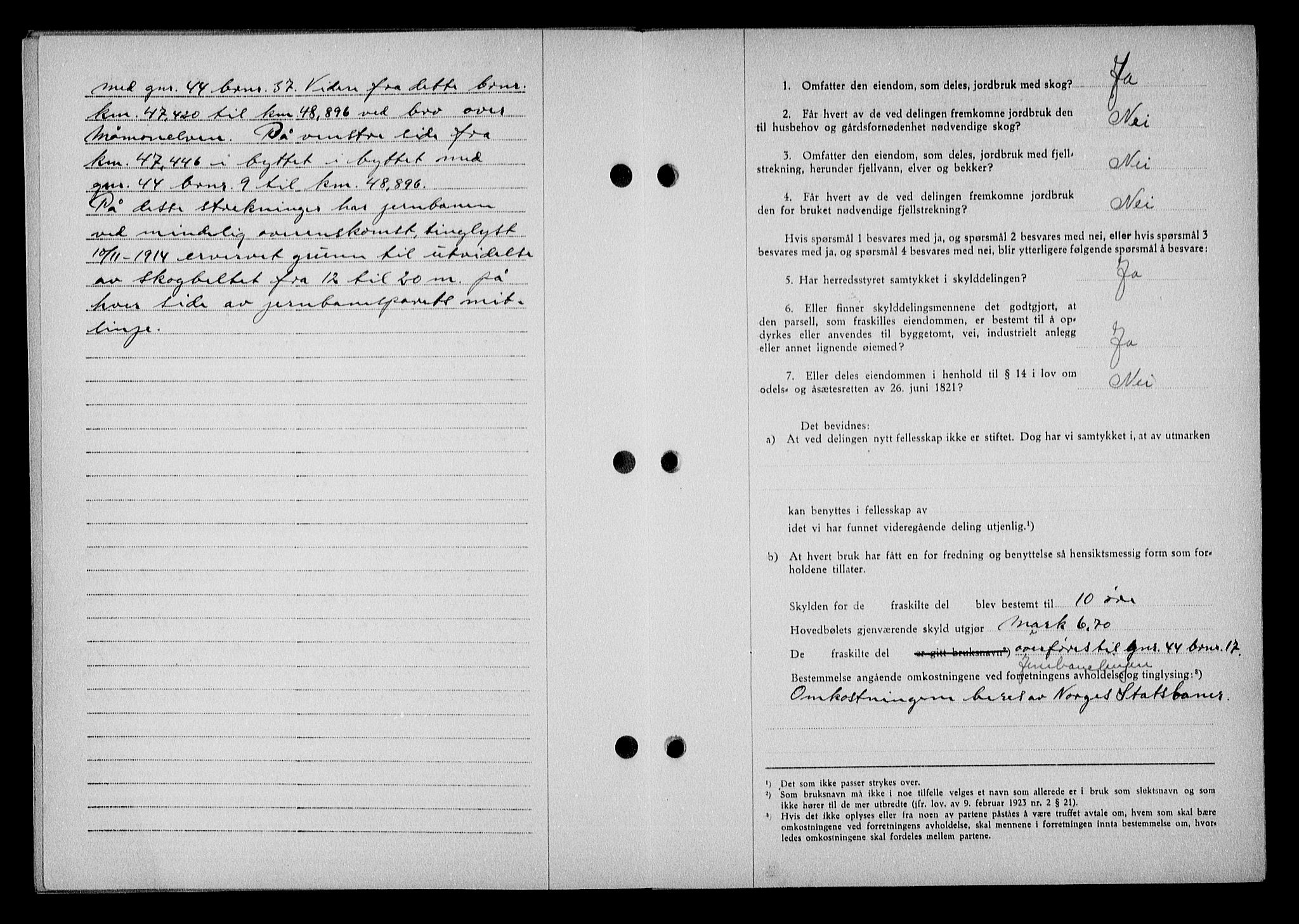 Nedenes sorenskriveri, AV/SAK-1221-0006/G/Gb/Gba/L0051: Mortgage book no. A-V, 1943-1944, Diary no: : 438/1944