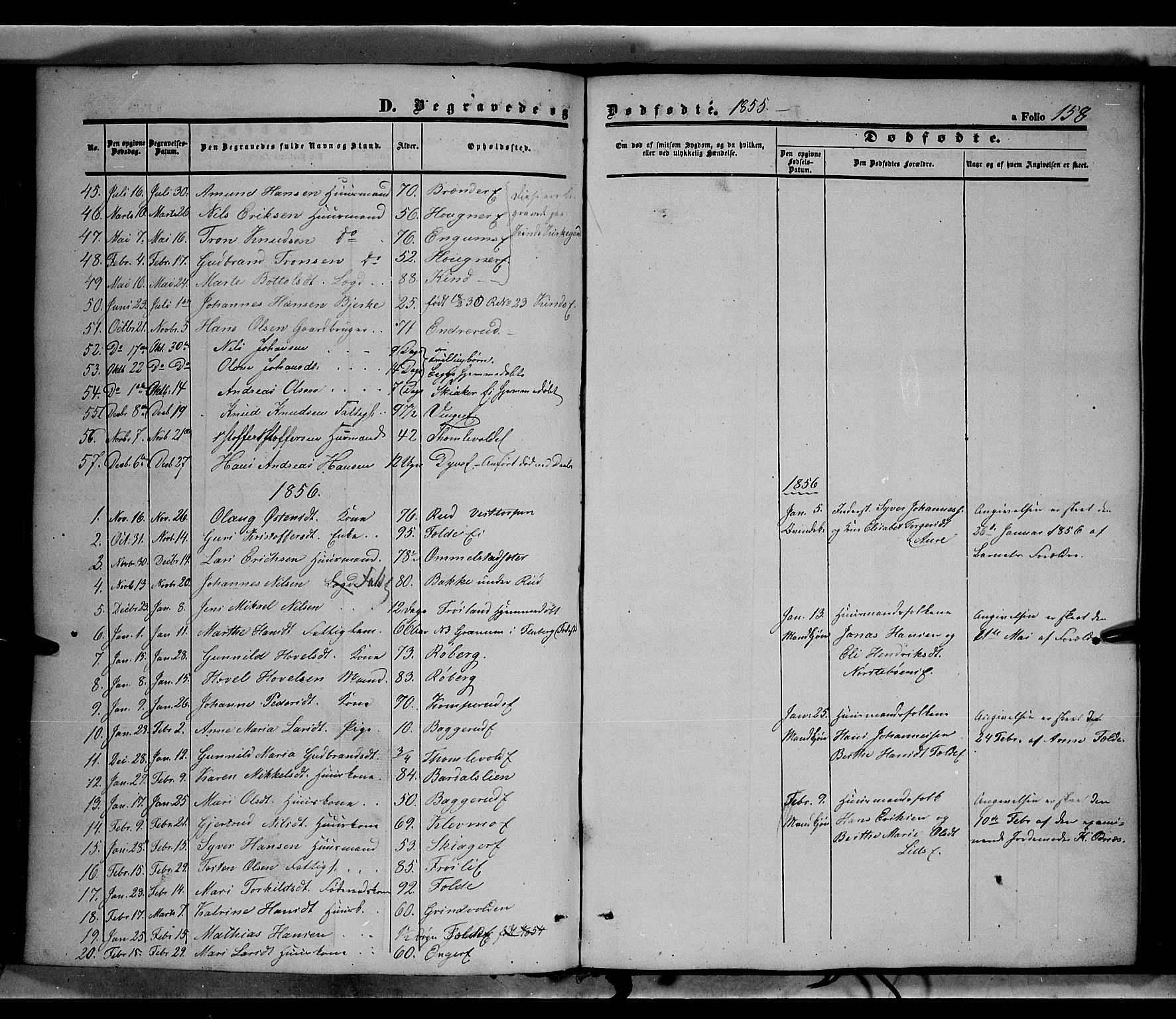 Land prestekontor, AV/SAH-PREST-120/H/Ha/Haa/L0010: Parish register (official) no. 10, 1847-1859, p. 158