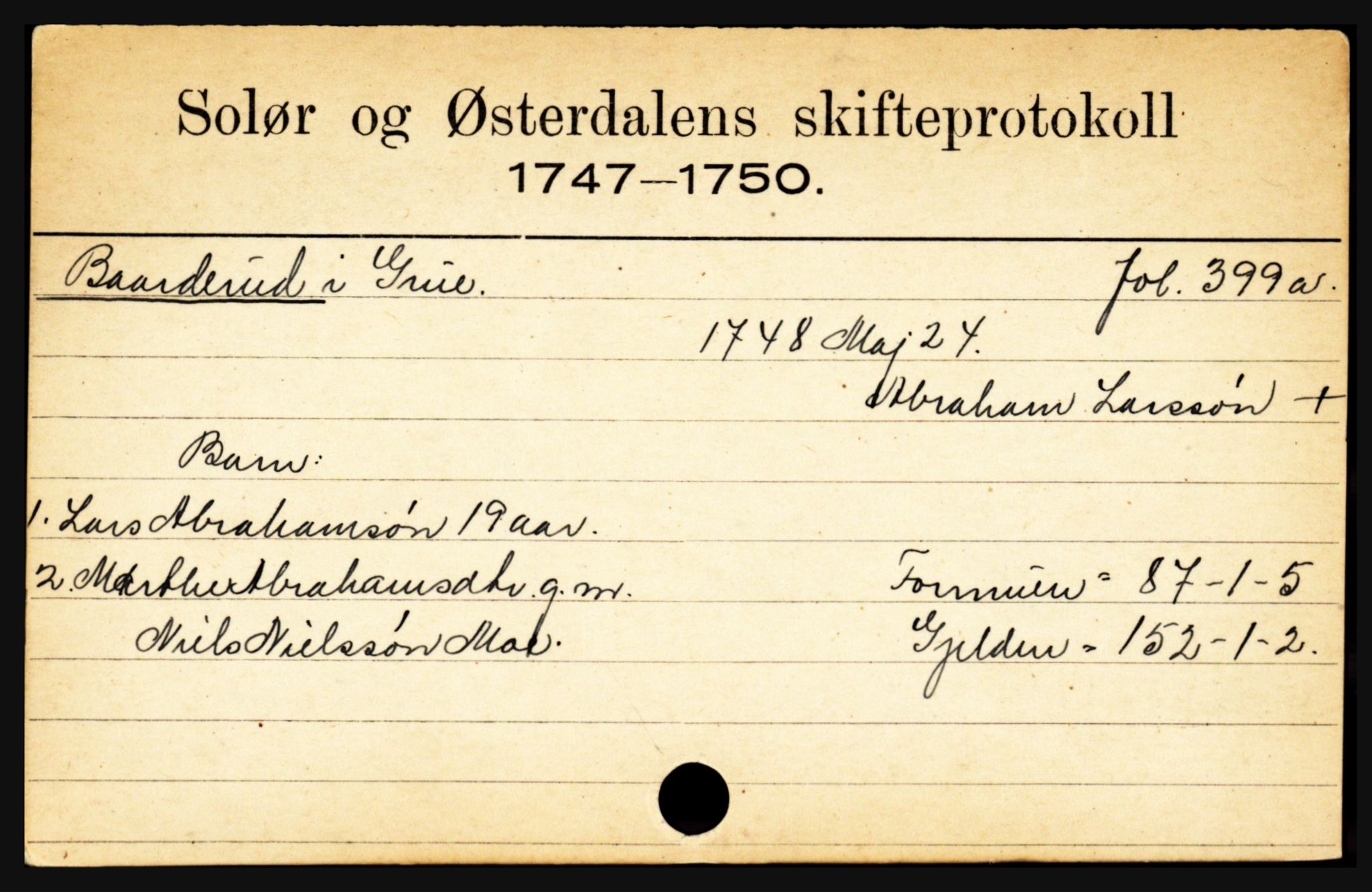 Solør og Østerdalen sorenskriveri, SAH/TING-024/J, 1716-1774, p. 865