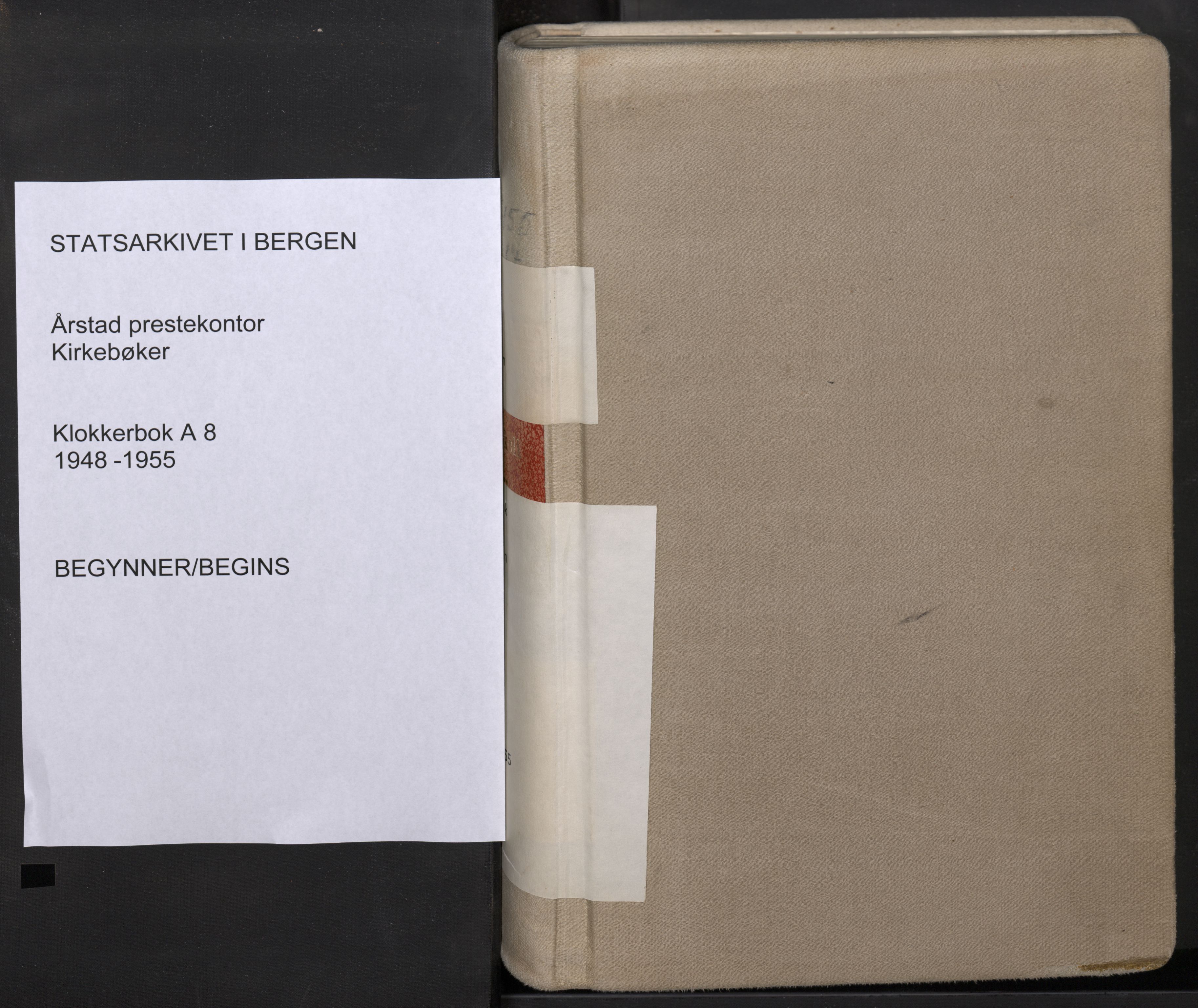 Årstad Sokneprestembete, AV/SAB-A-79301/H/Hab/L0008: Parish register (copy) no. A 8, 1948-1955