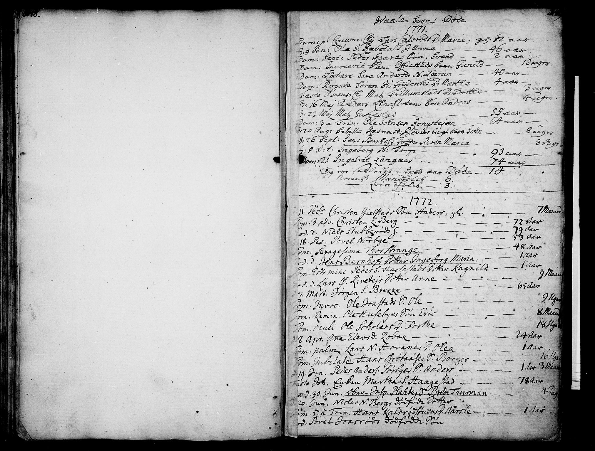 Våle kirkebøker, SAKO/A-334/F/Fa/L0004: Parish register (official) no. I 4 /2, 1732-1773, p. 148-149