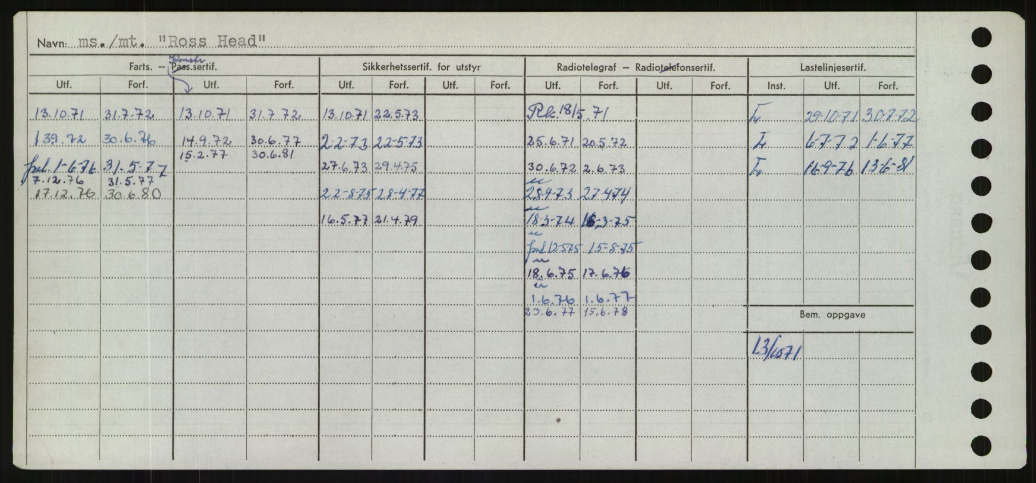 Sjøfartsdirektoratet med forløpere, Skipsmålingen, AV/RA-S-1627/H/Hd/L0031: Fartøy, Rju-Sam, p. 190