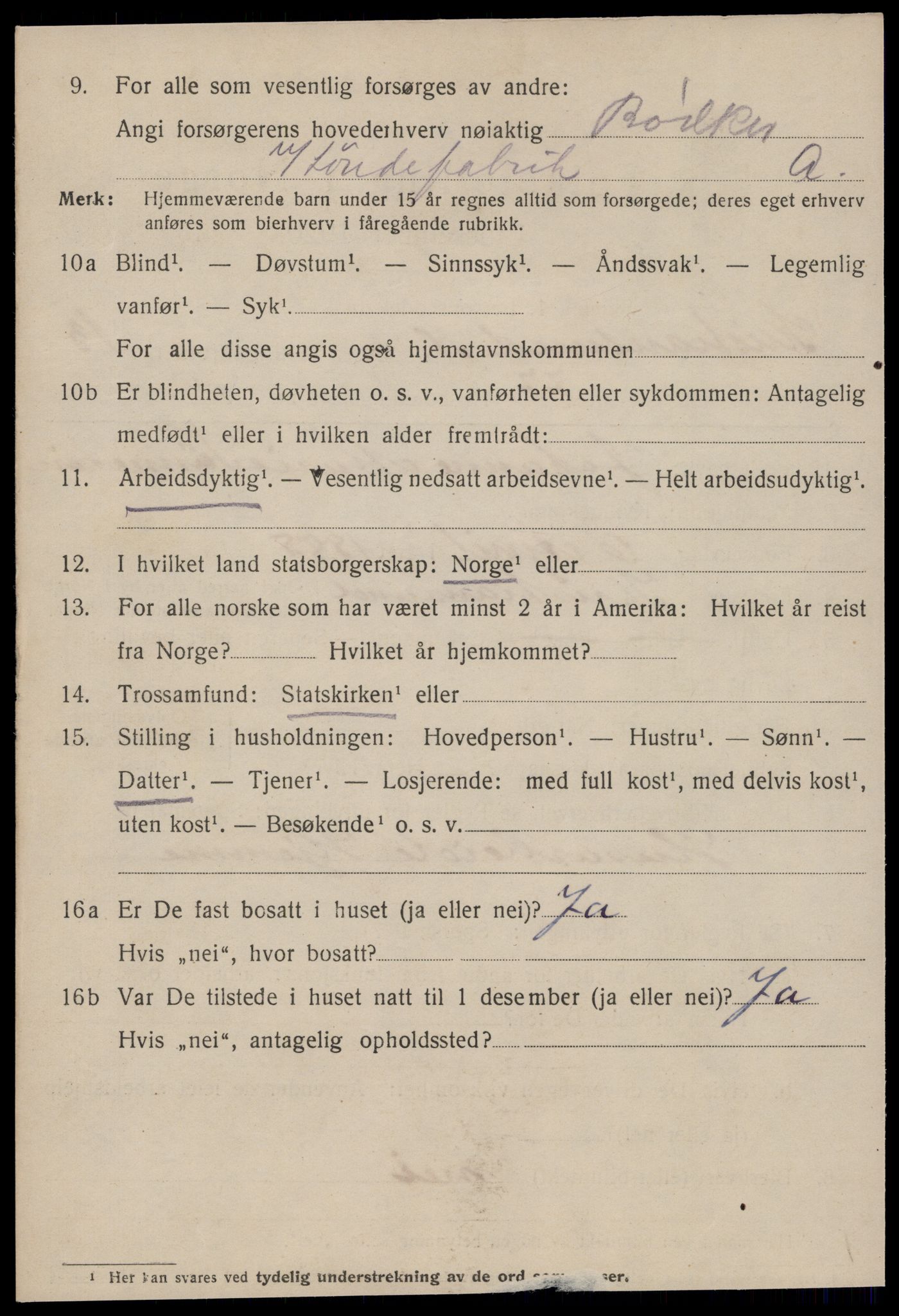 SAT, 1920 census for Kristiansund, 1920, p. 28638