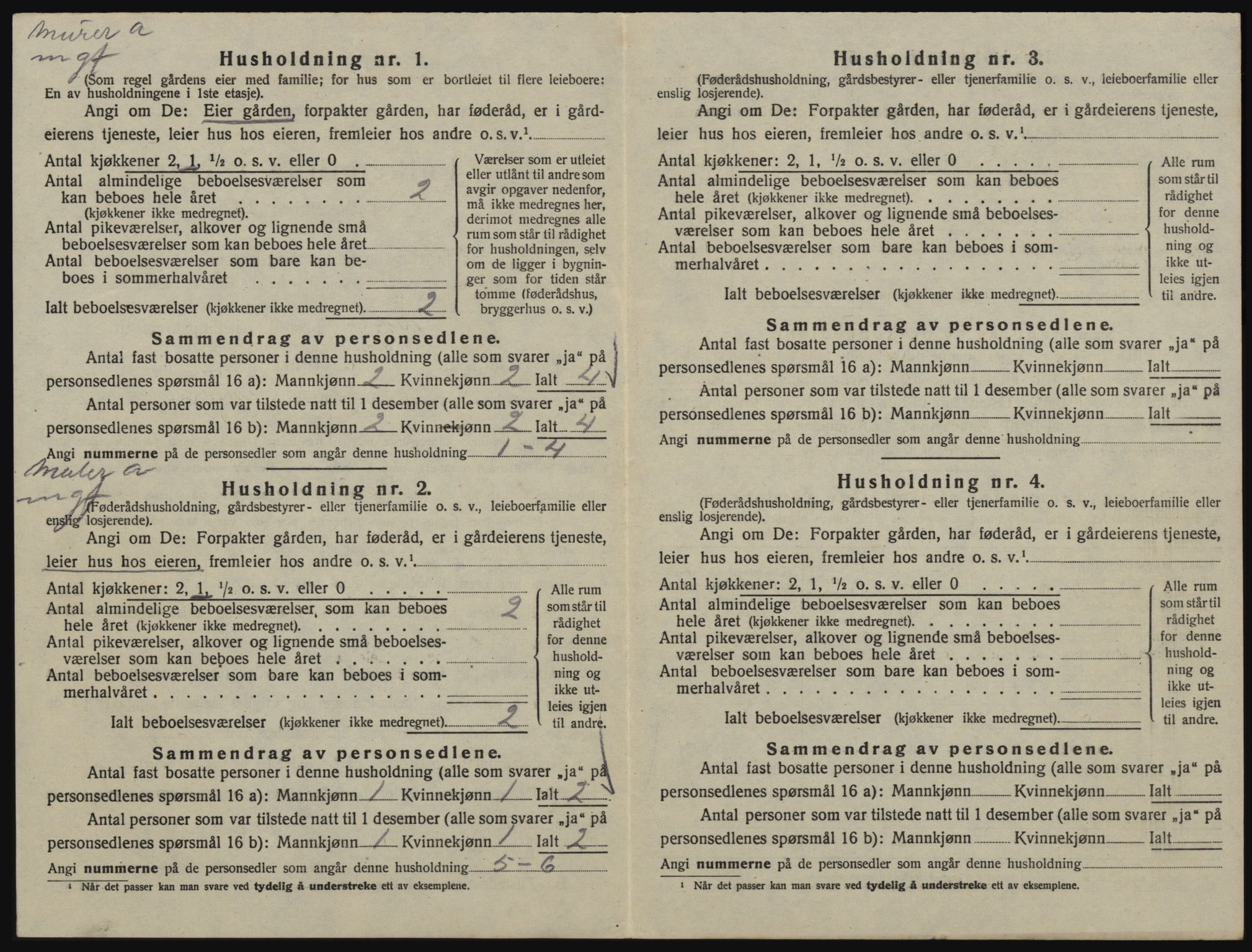 SAO, 1920 census for Rygge, 1920, p. 56
