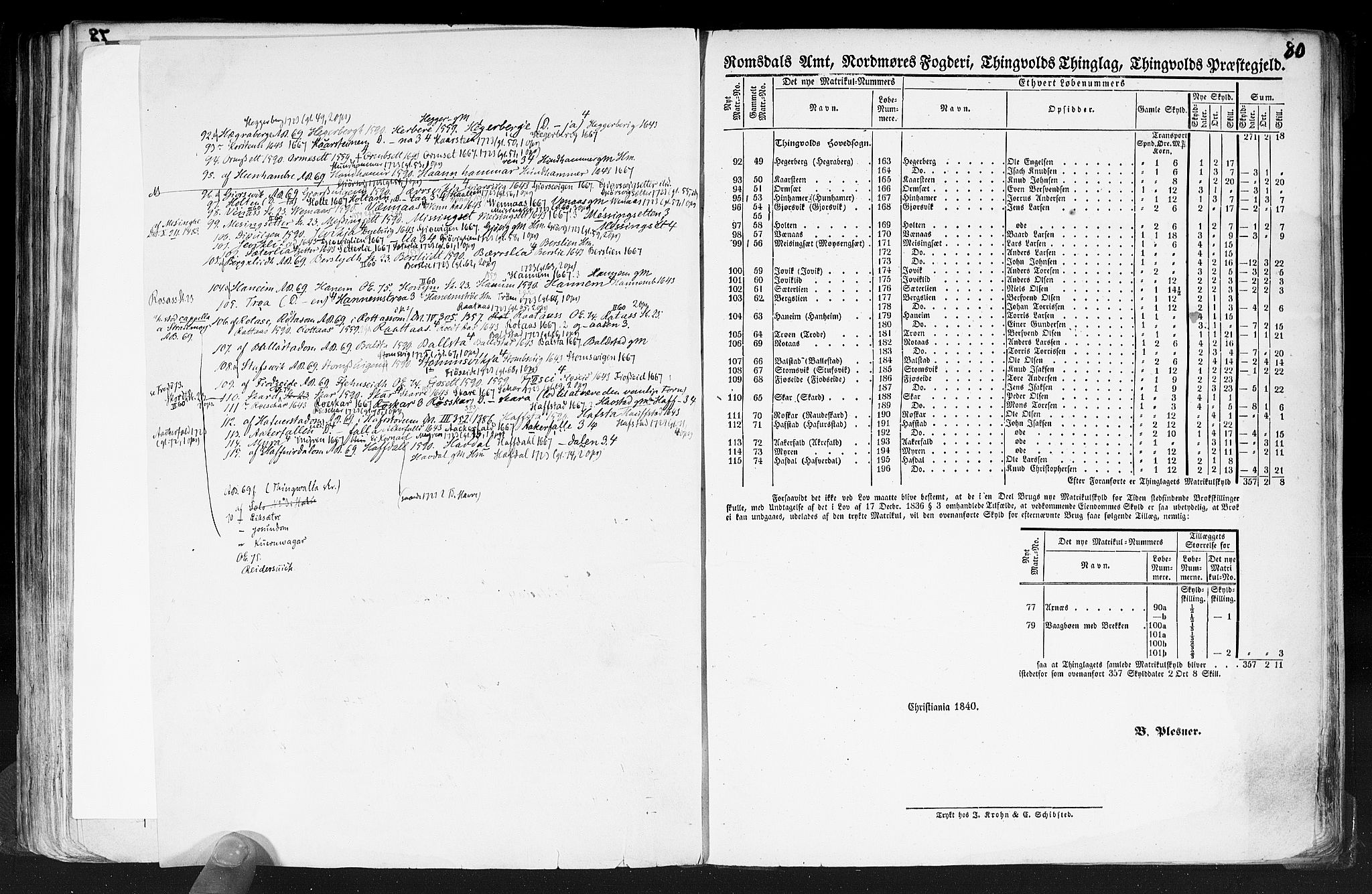 Rygh, AV/RA-PA-0034/F/Fb/L0013: Matrikkelen for 1838 - Romsdal amt (Møre og Romsdal fylke), 1838, p. 80