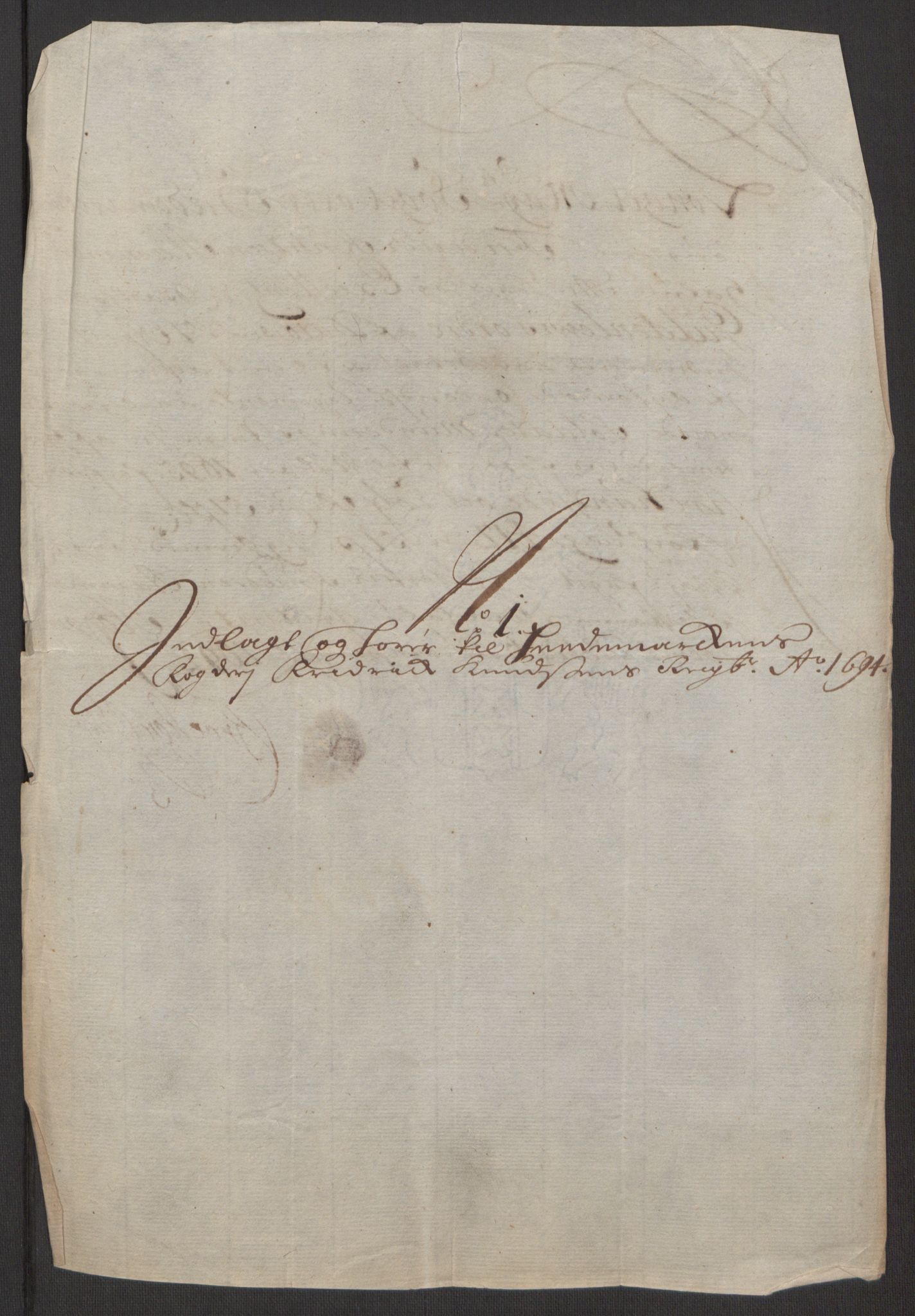 Rentekammeret inntil 1814, Reviderte regnskaper, Fogderegnskap, AV/RA-EA-4092/R16/L1035: Fogderegnskap Hedmark, 1694, p. 111