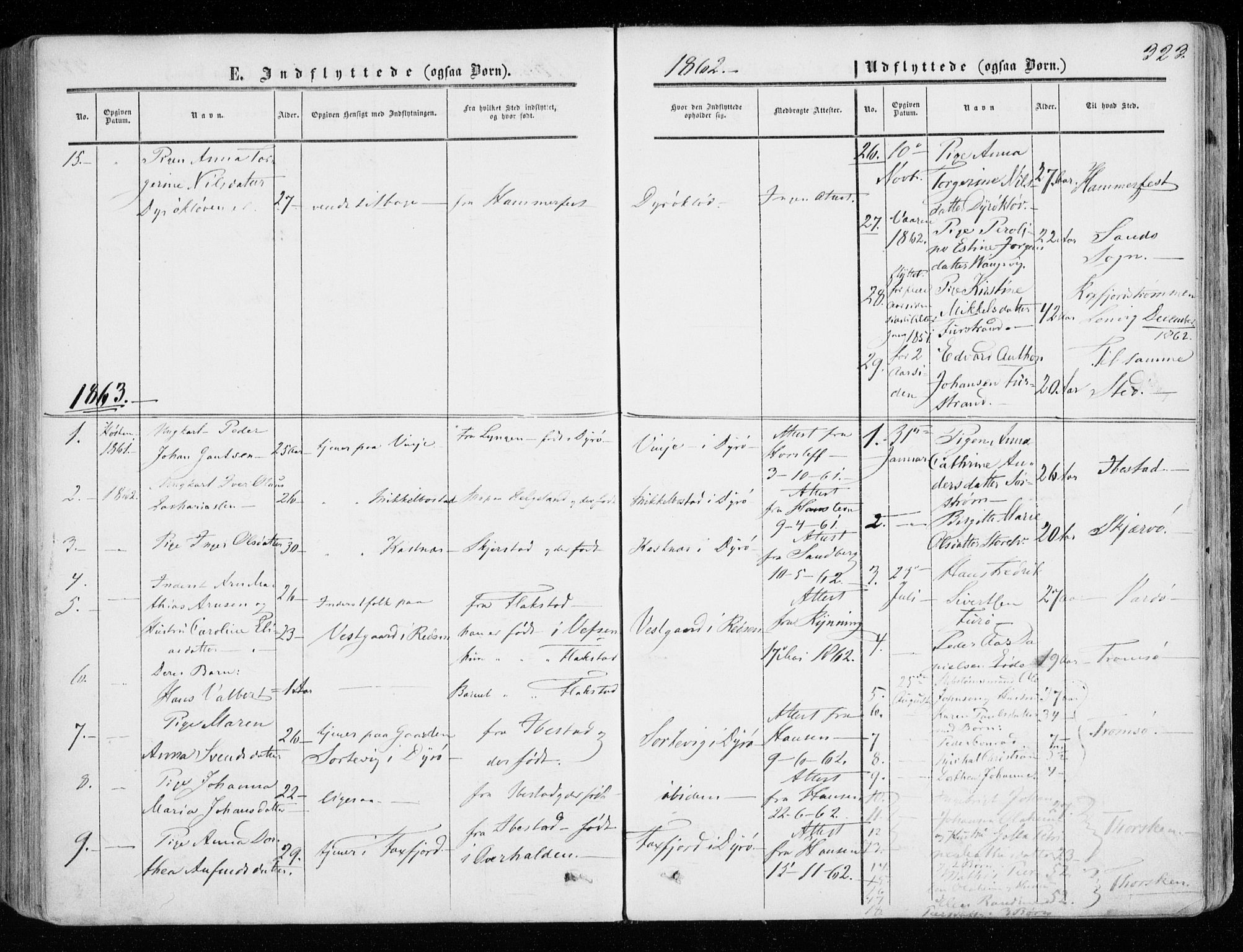 Tranøy sokneprestkontor, SATØ/S-1313/I/Ia/Iaa/L0007kirke: Parish register (official) no. 7, 1856-1866, p. 323