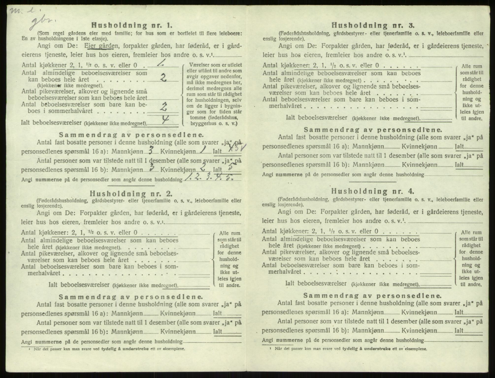 SAB, 1920 census for Åsane, 1920, p. 513