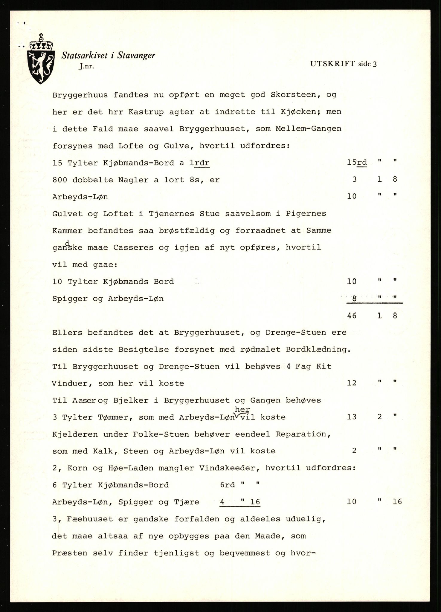 Statsarkivet i Stavanger, AV/SAST-A-101971/03/Y/Yj/L0066: Avskrifter sortert etter gårdsnavn: Pedersro - Prestegården i Suldal, 1750-1930, p. 447