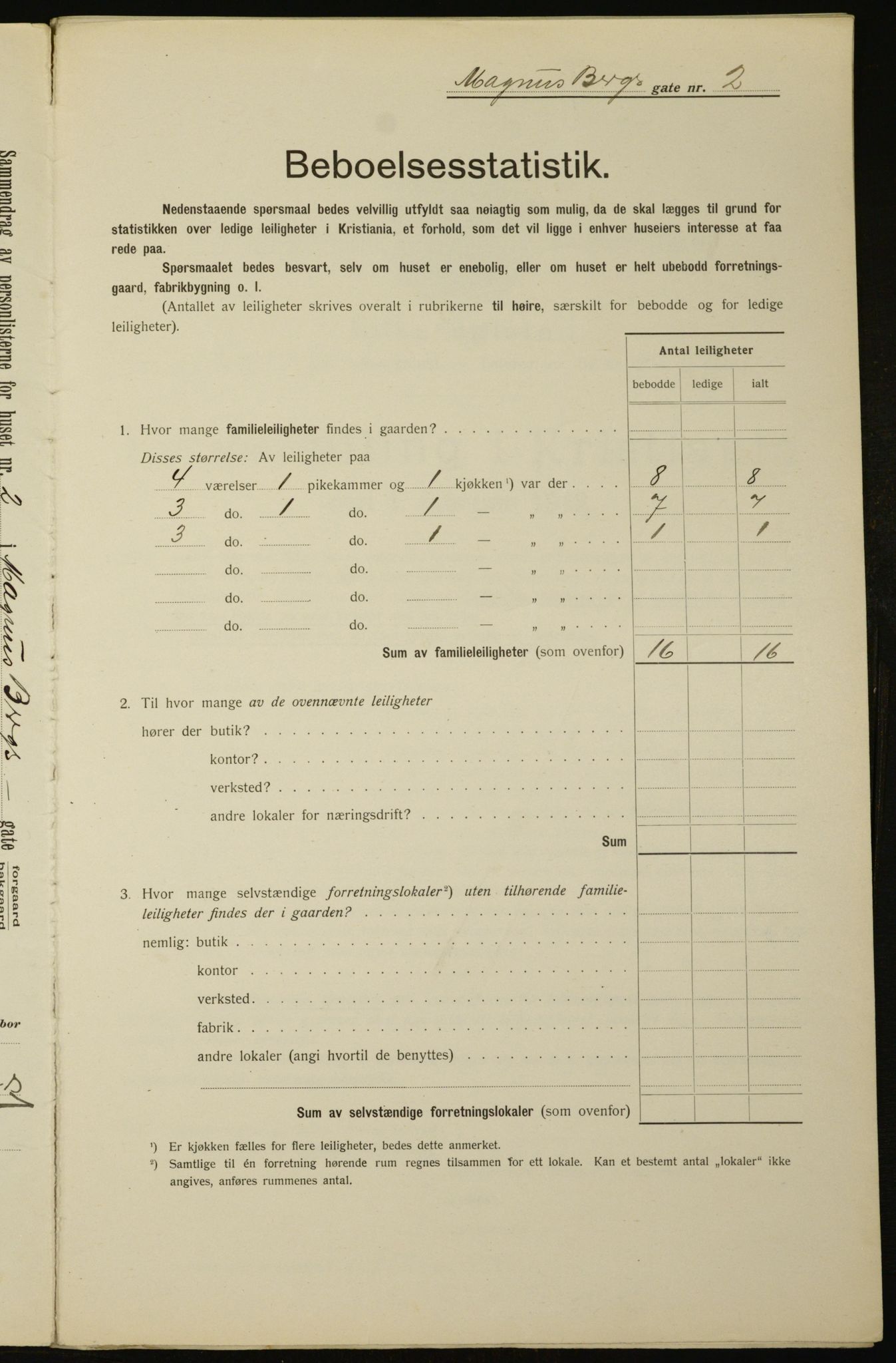 OBA, Municipal Census 1912 for Kristiania, 1912, p. 59432