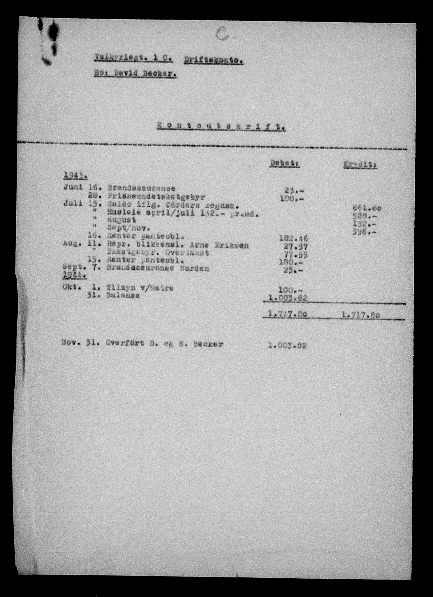 Justisdepartementet, Tilbakeføringskontoret for inndratte formuer, AV/RA-S-1564/H/Hc/Hcd/L0990: --, 1945-1947, p. 72