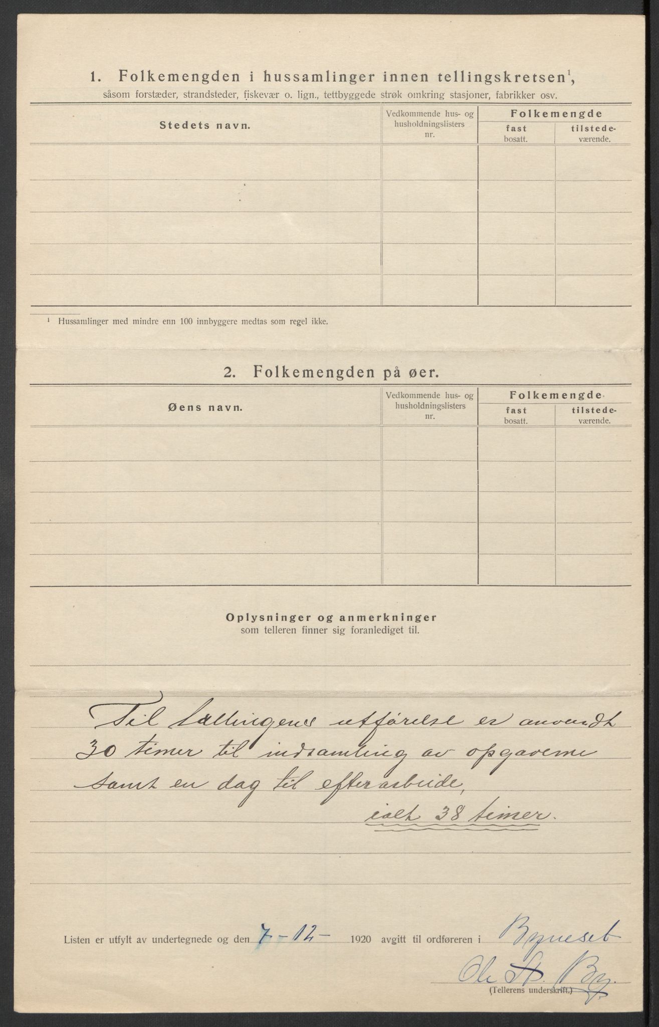 SAT, 1920 census for Byneset, 1920, p. 14