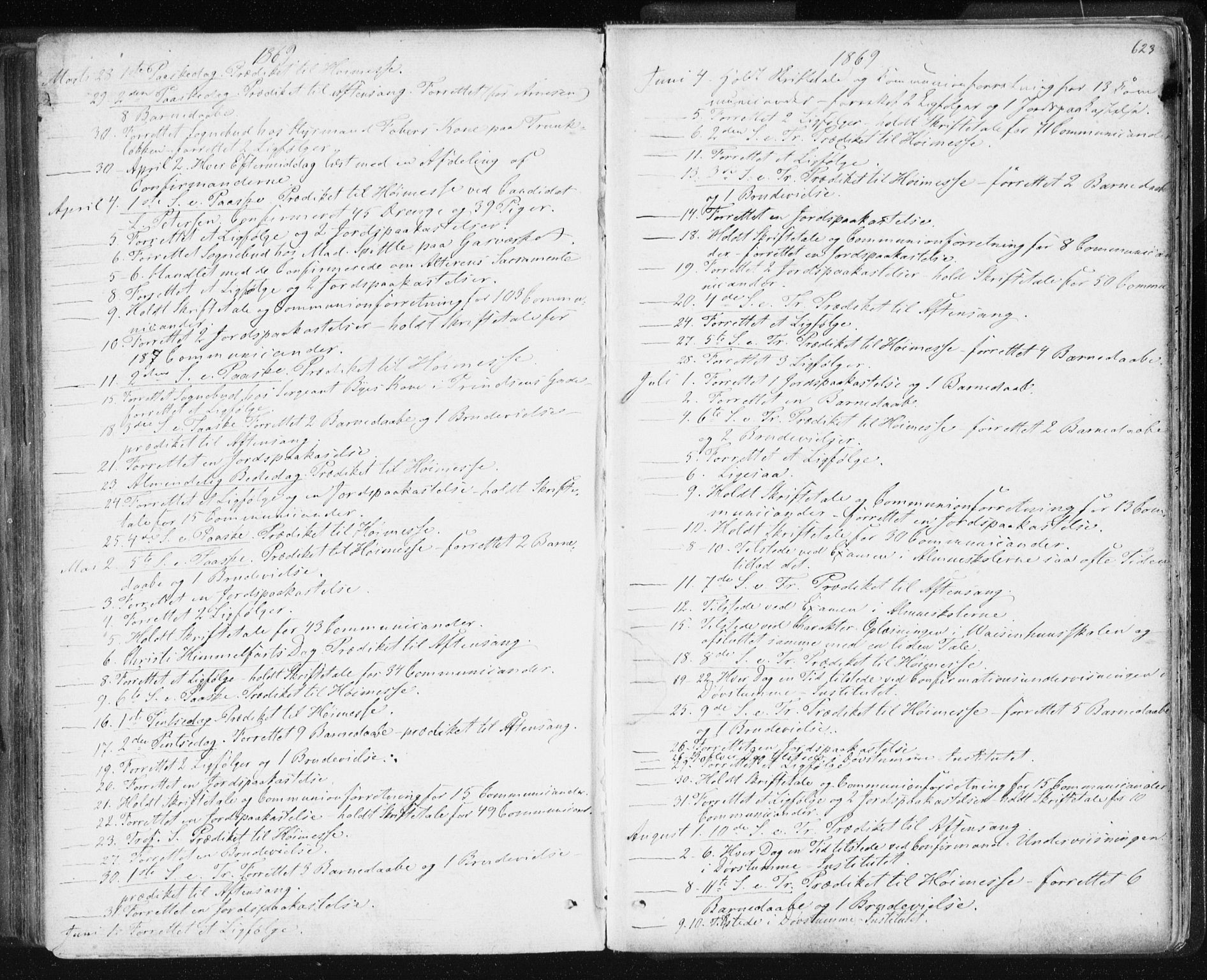 Ministerialprotokoller, klokkerbøker og fødselsregistre - Sør-Trøndelag, SAT/A-1456/601/L0055: Parish register (official) no. 601A23, 1866-1877, p. 623