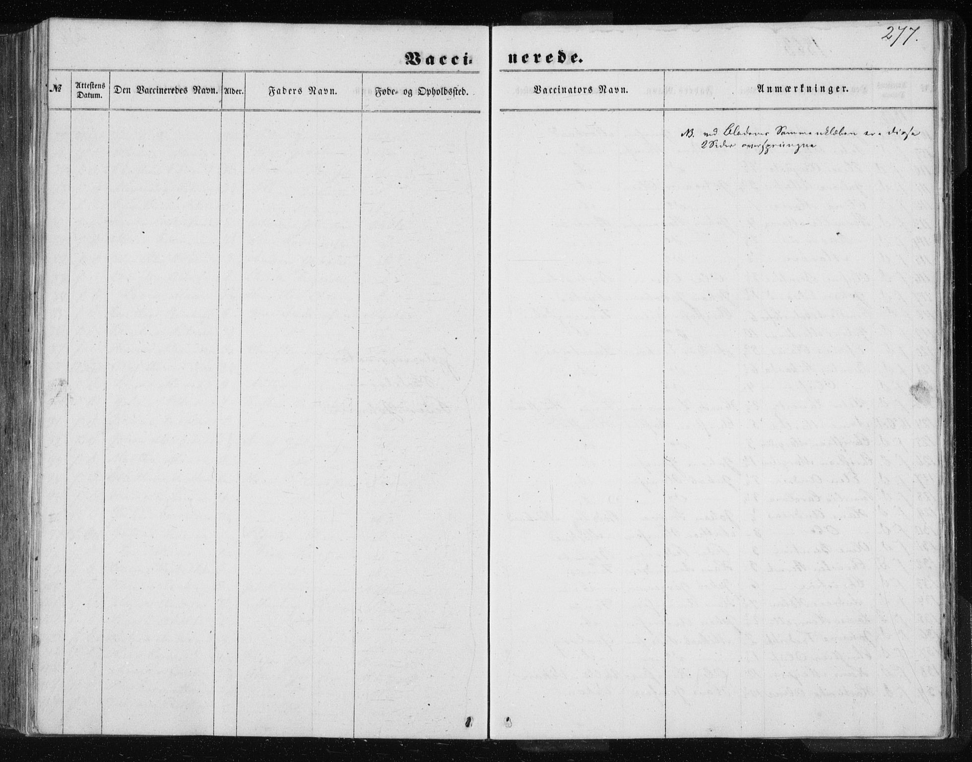 Ministerialprotokoller, klokkerbøker og fødselsregistre - Nordland, SAT/A-1459/801/L0028: Parish register (copy) no. 801C03, 1855-1867, p. 277
