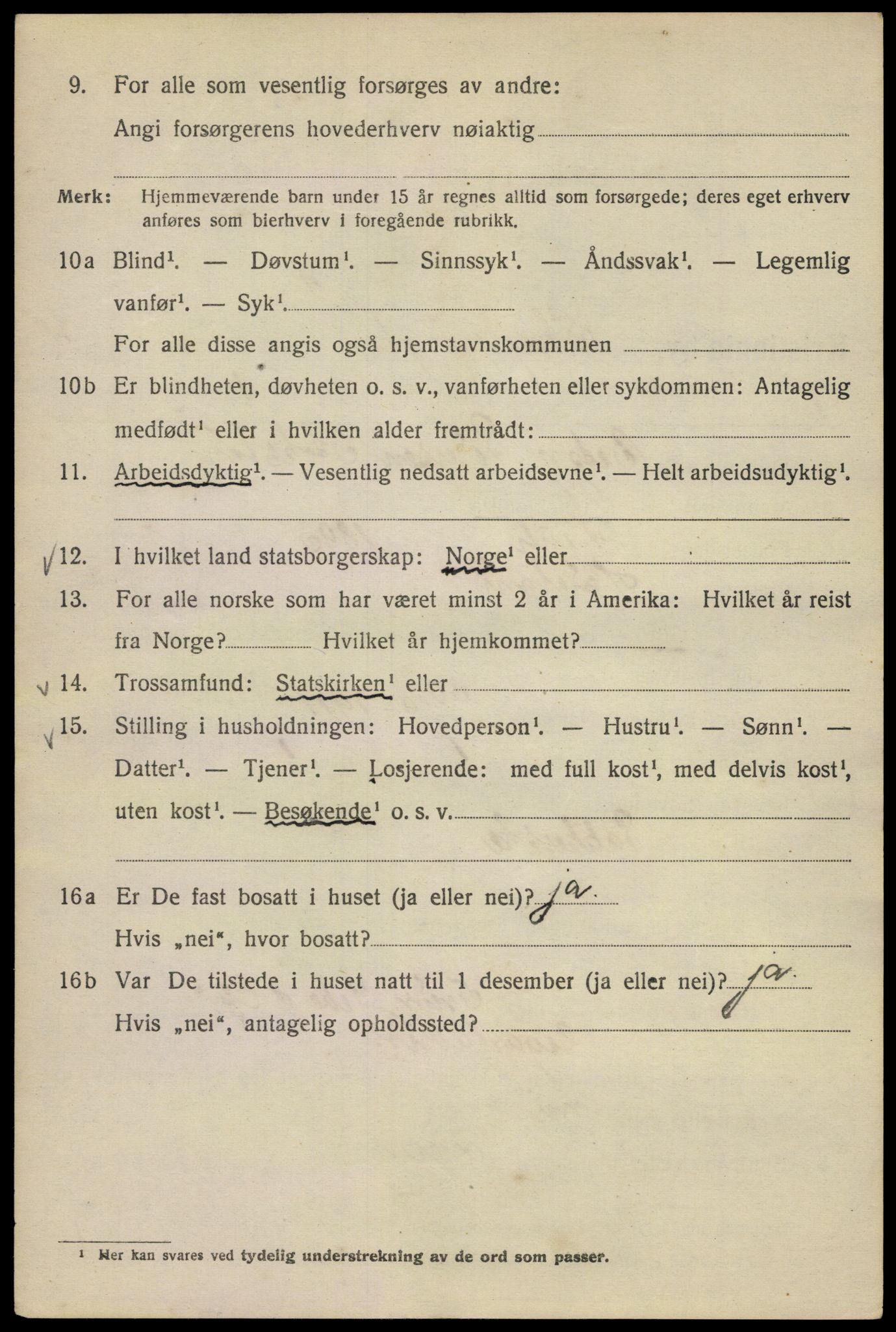 SAO, 1920 census for Kristiania, 1920, p. 512098