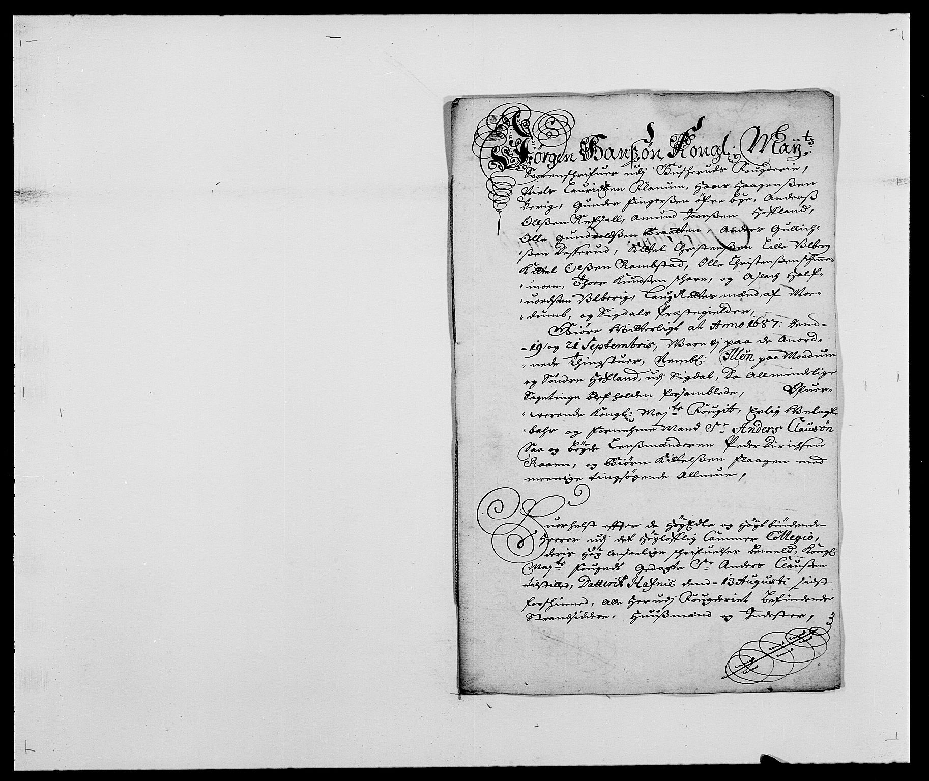 Rentekammeret inntil 1814, Reviderte regnskaper, Fogderegnskap, RA/EA-4092/R25/L1679: Fogderegnskap Buskerud, 1687-1688, p. 198