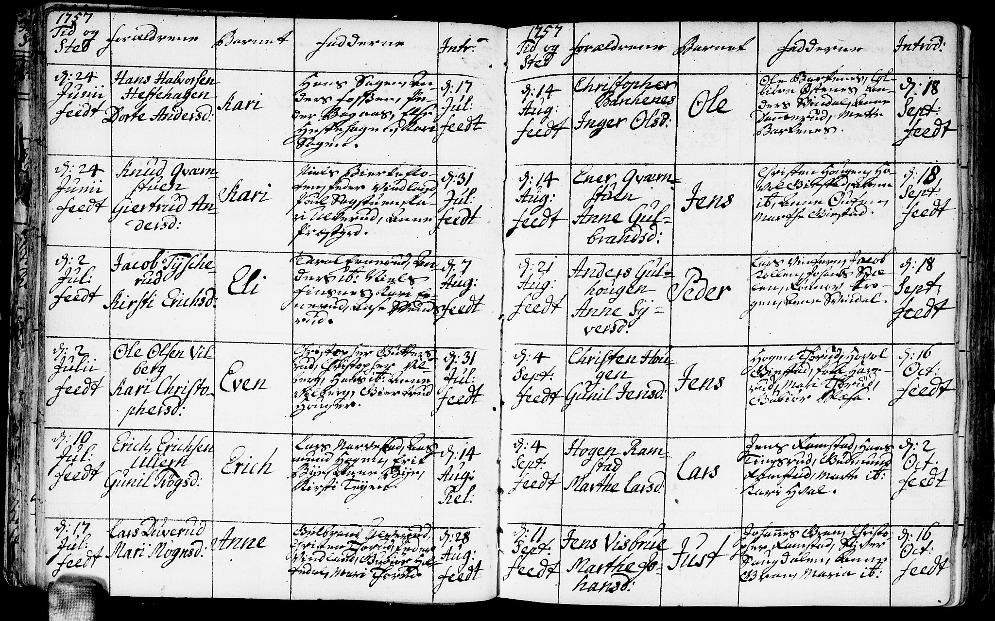 Fet prestekontor Kirkebøker, SAO/A-10370a/F/Fa/L0004: Parish register (official) no. I 4, 1751-1773, p. 38