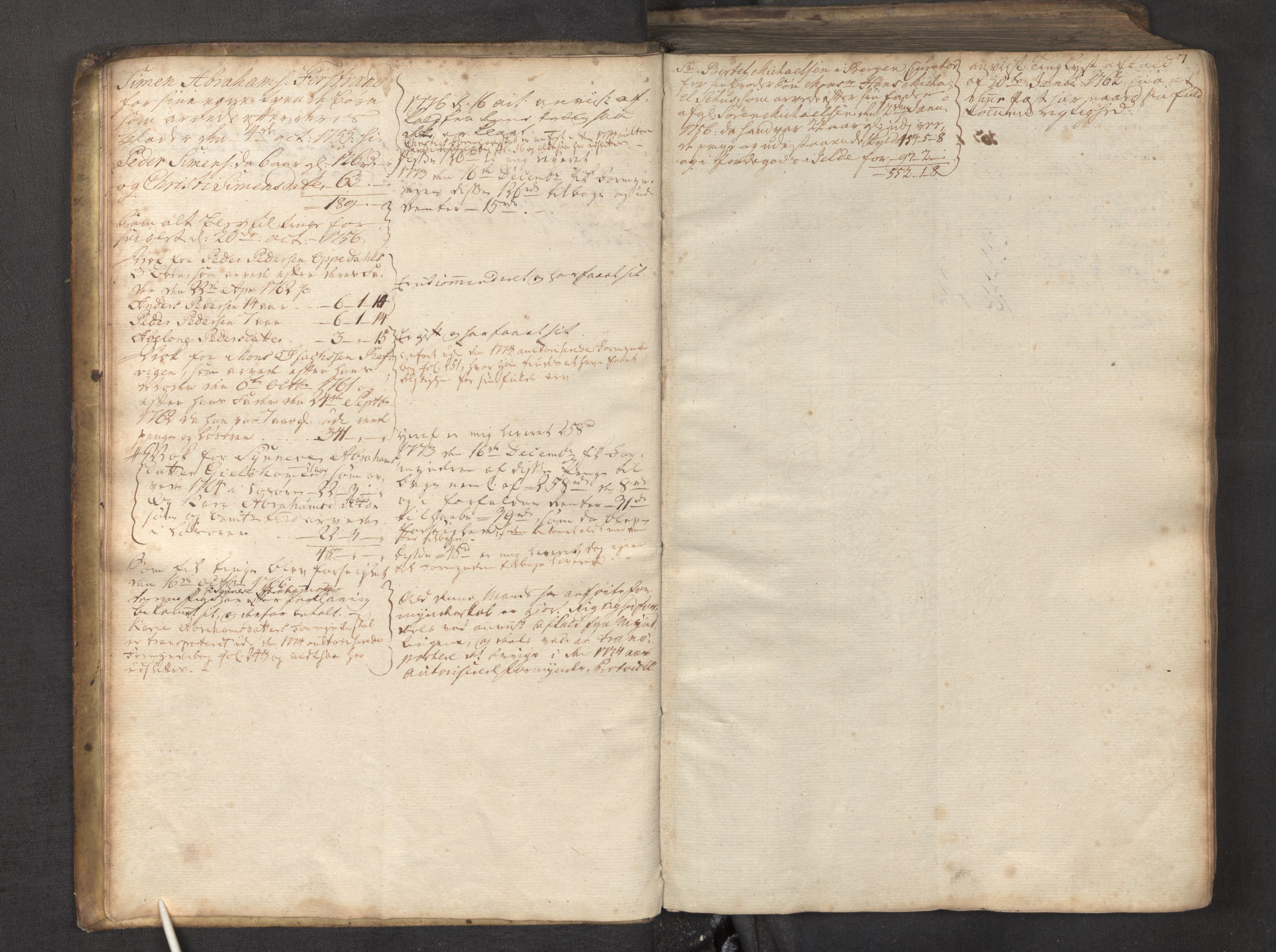 Nordfjord sorenskriveri, AV/SAB-A-2801/1/05/05a/L0004: Overformyndarprotokollar, 1755-1773
