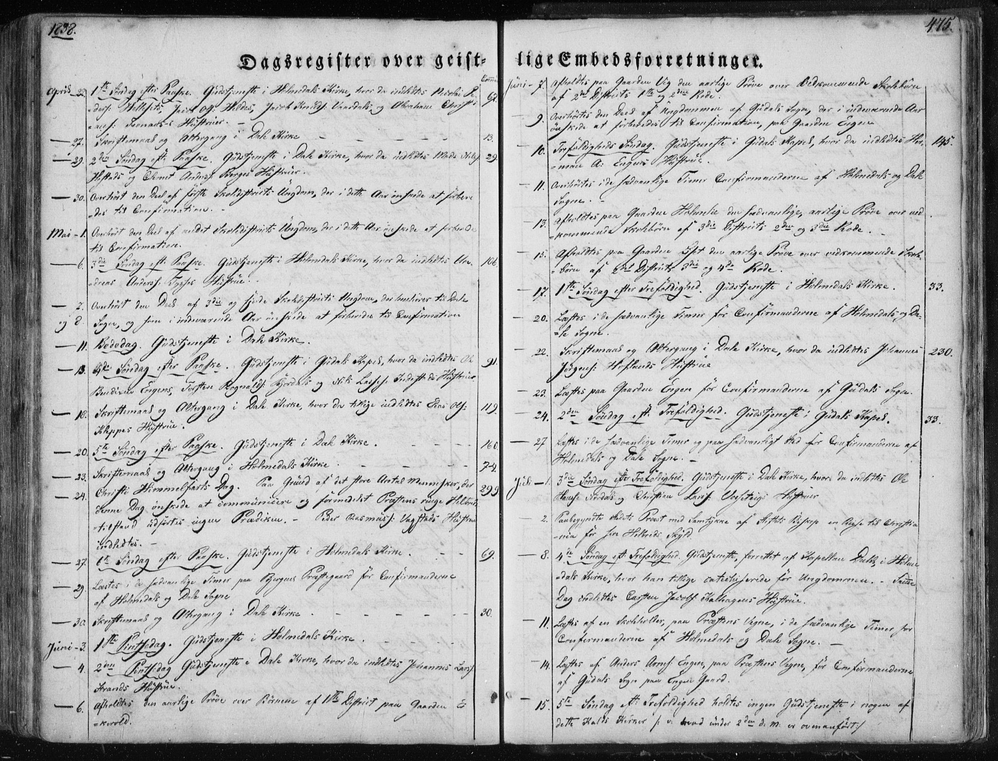 Fjaler sokneprestembete, SAB/A-79801/H/Haa/Haaa/L0006: Parish register (official) no. A 6, 1835-1884, p. 475
