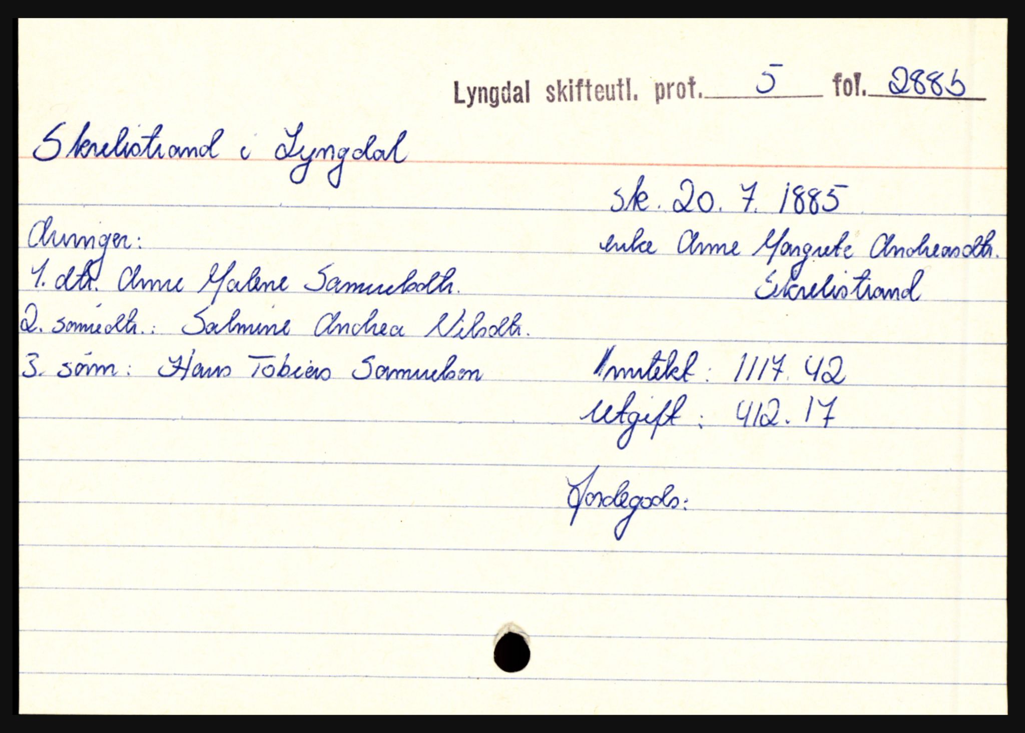 Lyngdal sorenskriveri, SAK/1221-0004/H, p. 10191
