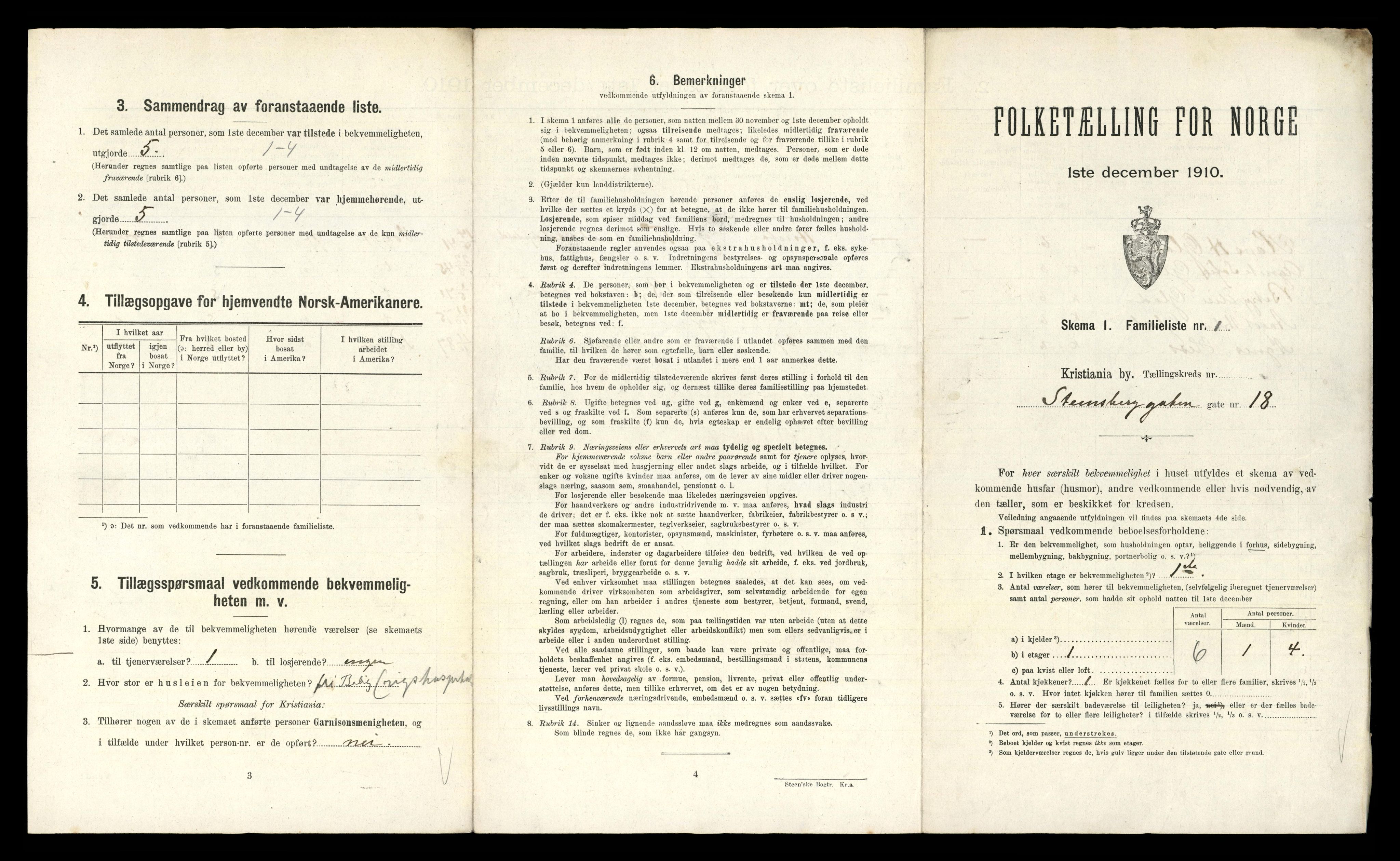 RA, 1910 census for Kristiania, 1910, p. 97657