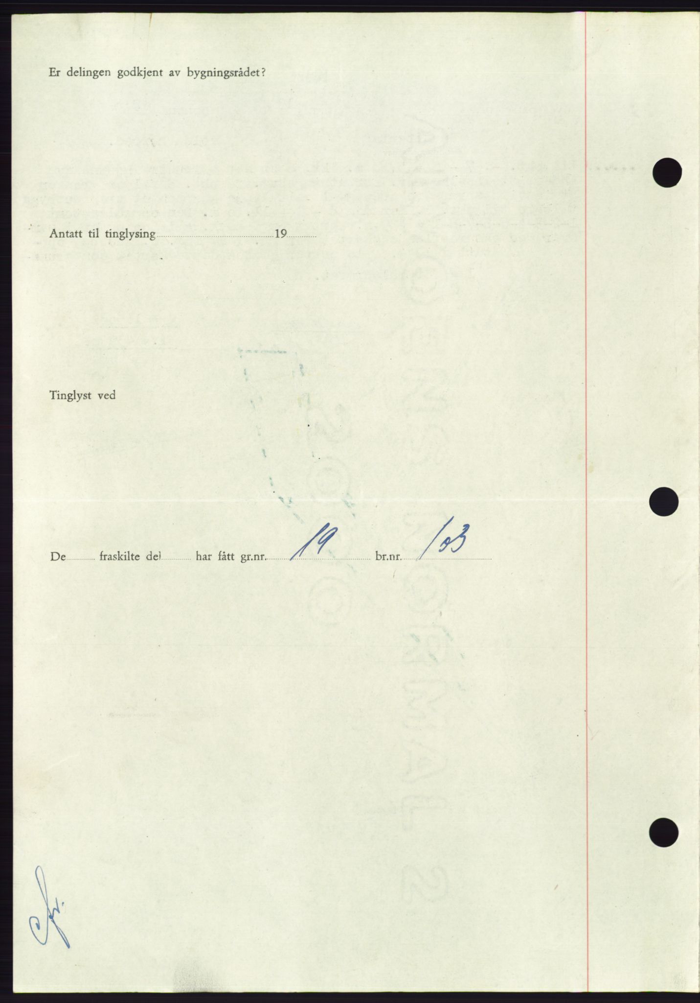 Søre Sunnmøre sorenskriveri, SAT/A-4122/1/2/2C/L0087: Mortgage book no. 13A, 1950-1950, Diary no: : 1822/1950