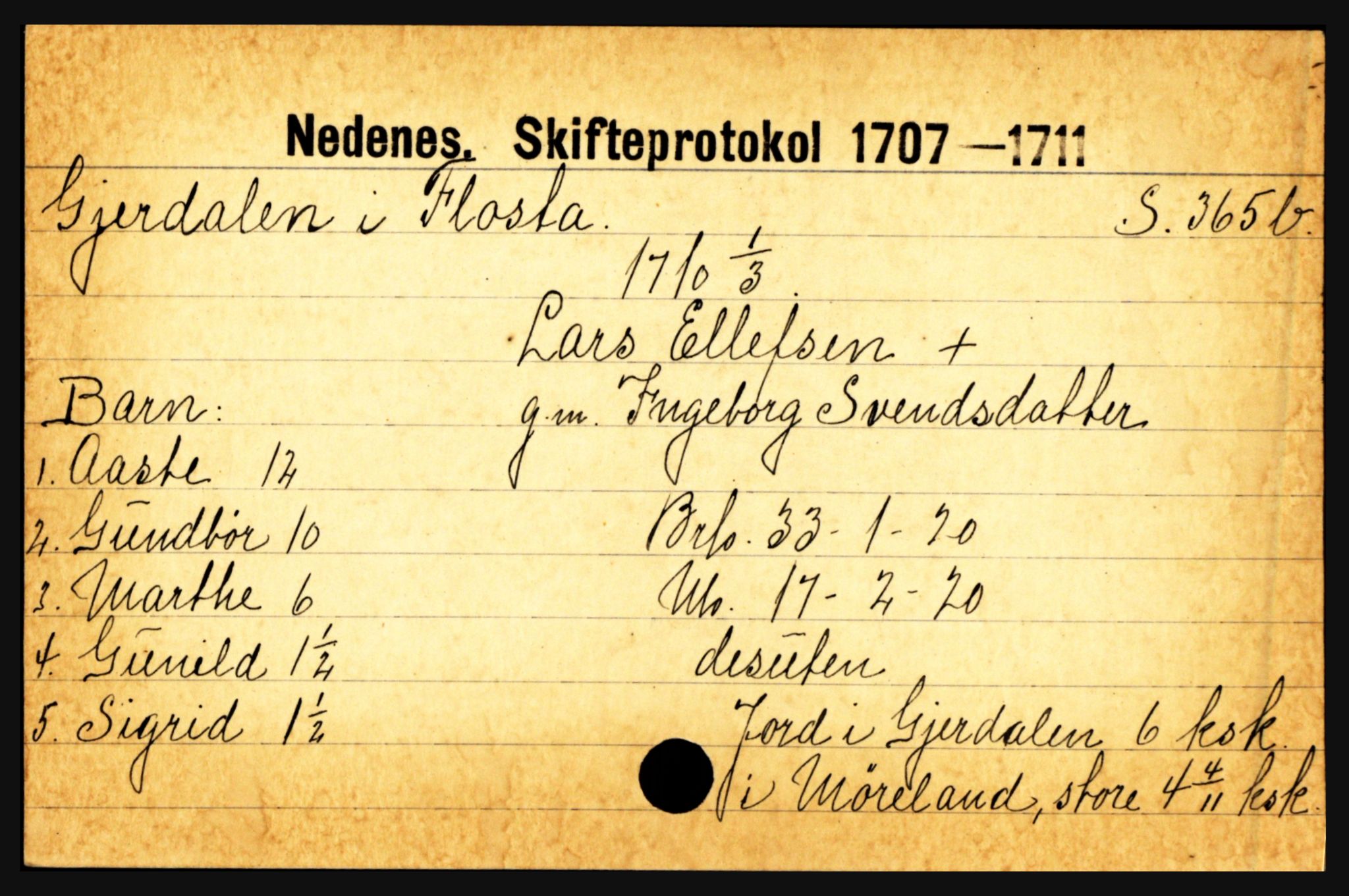 Nedenes sorenskriveri før 1824, AV/SAK-1221-0007/H, p. 9019