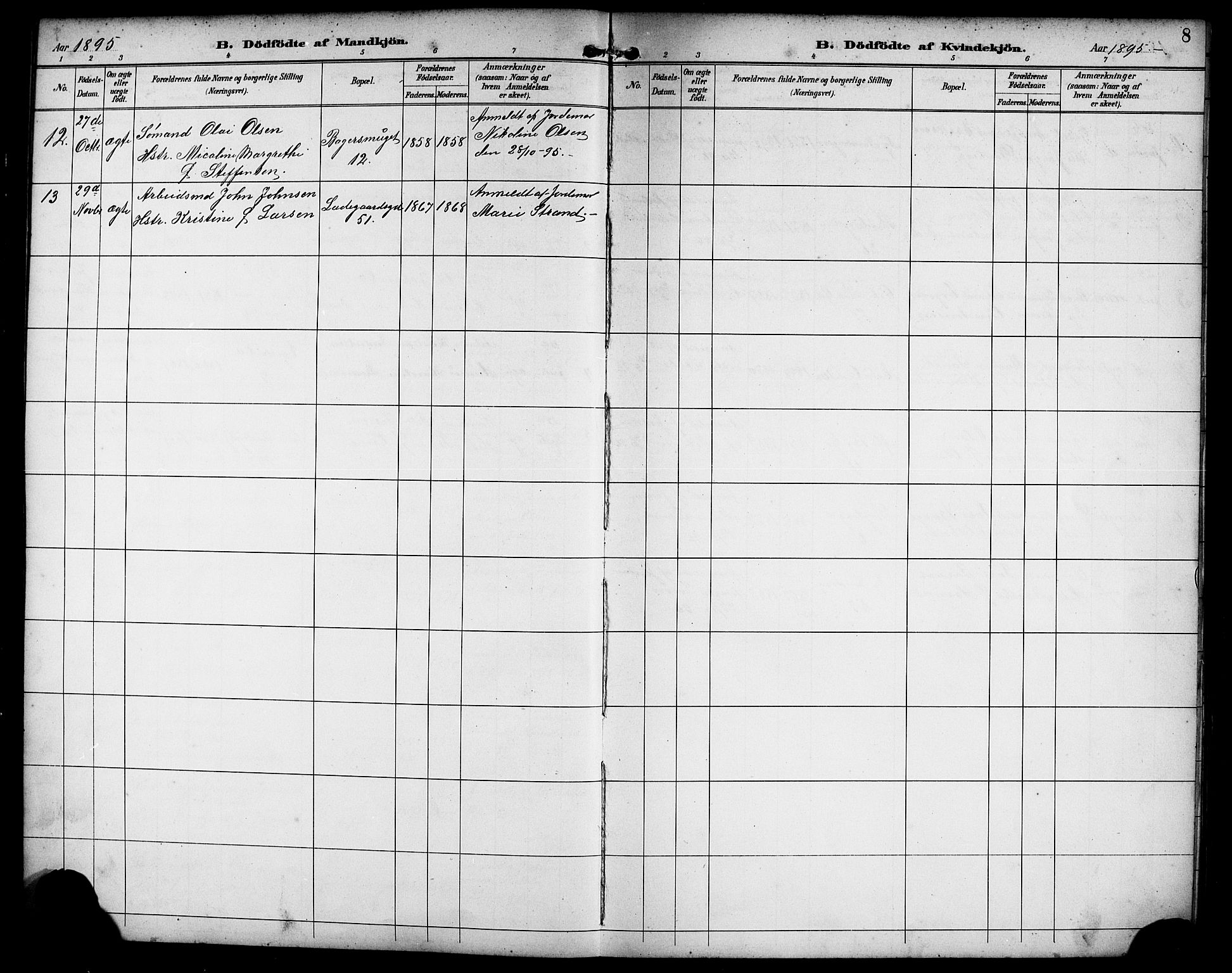 Sandviken Sokneprestembete, AV/SAB-A-77601/H/Hb/L0003: Parish register (copy) no. A 4, 1892-1901, p. 8