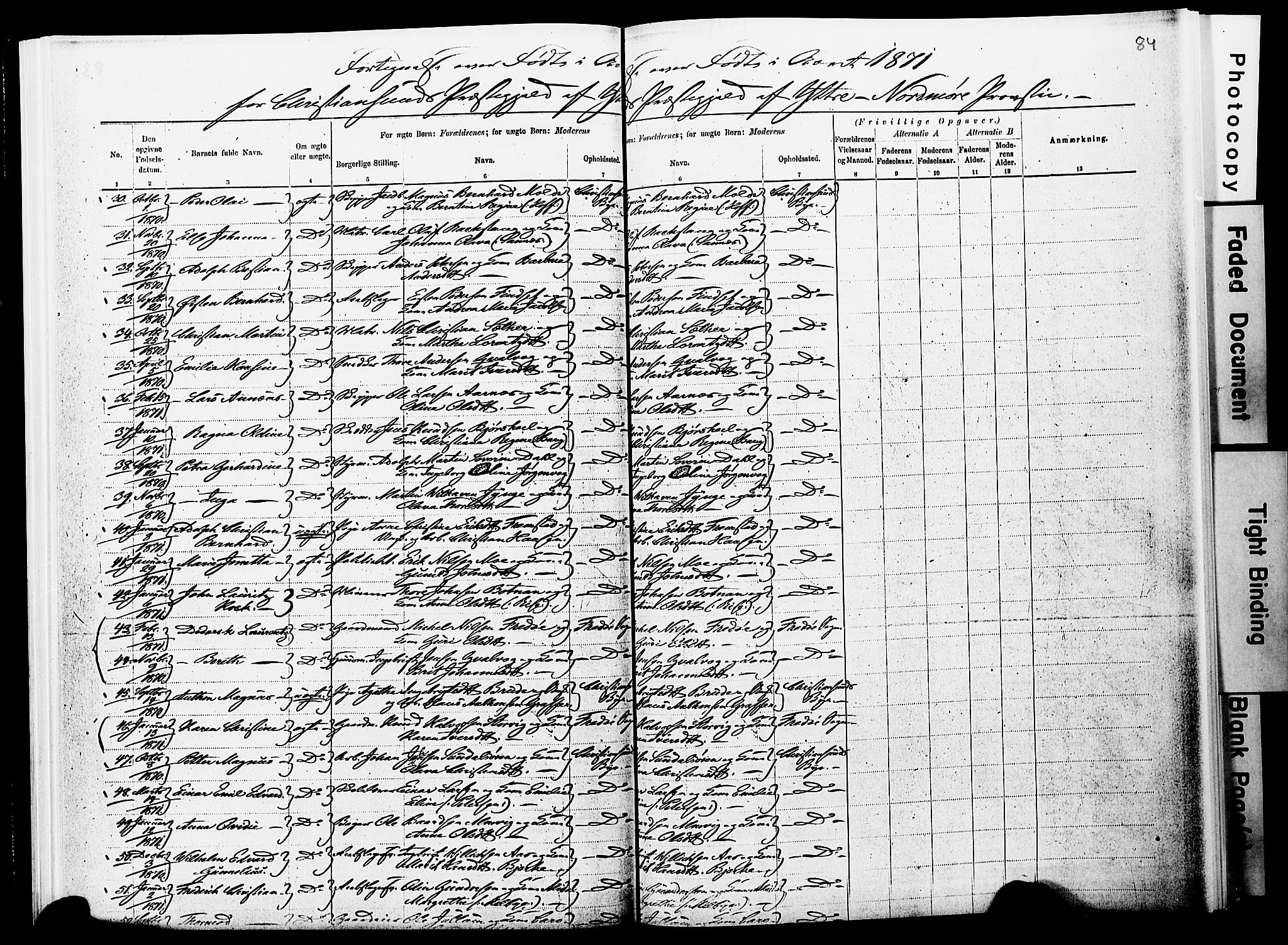 Ministerialprotokoller, klokkerbøker og fødselsregistre - Møre og Romsdal, SAT/A-1454/572/L0857: Parish register (official) no. 572D01, 1866-1872, p. 83-84