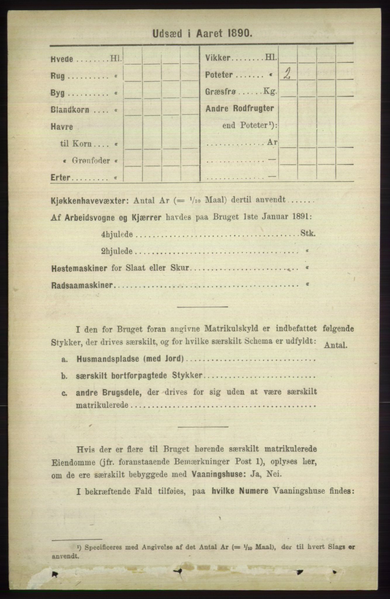 RA, 1891 census for 1251 Bruvik, 1891, p. 4230