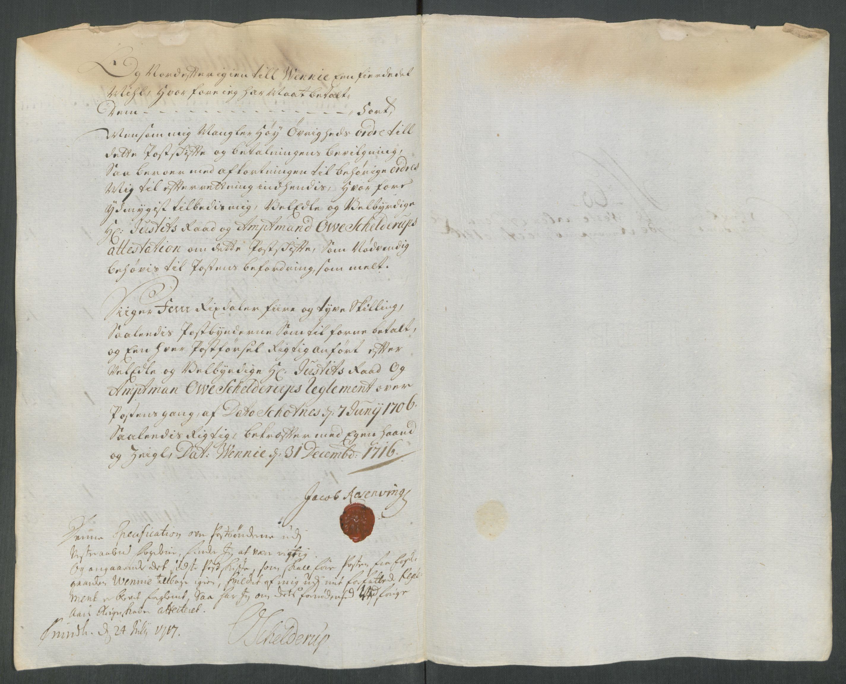 Rentekammeret inntil 1814, Reviderte regnskaper, Fogderegnskap, AV/RA-EA-4092/R67/L4682: Fogderegnskap Vesterålen, Andenes og Lofoten, 1716, p. 286