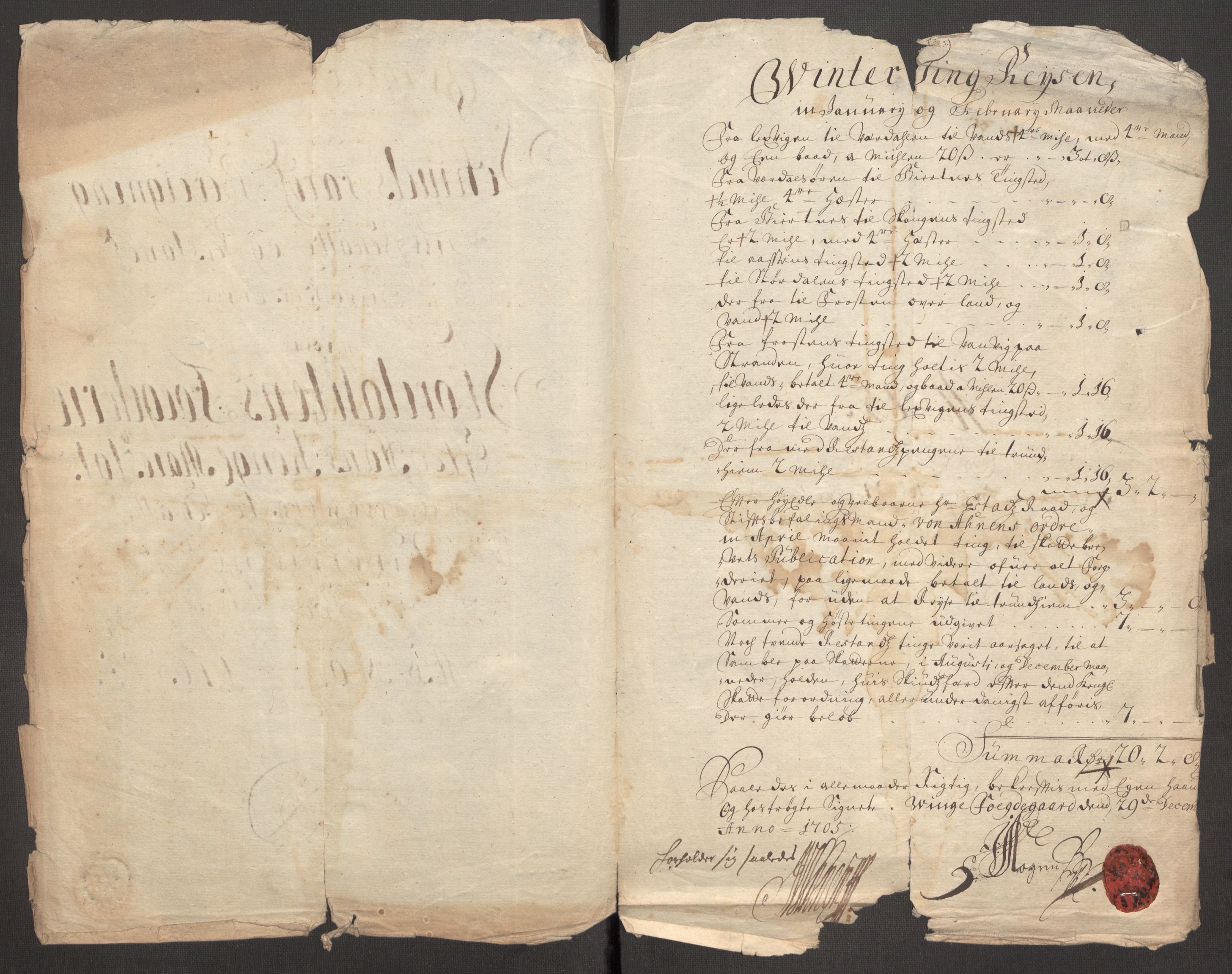 Rentekammeret inntil 1814, Reviderte regnskaper, Fogderegnskap, RA/EA-4092/R62/L4196: Fogderegnskap Stjørdal og Verdal, 1705-1706, p. 287